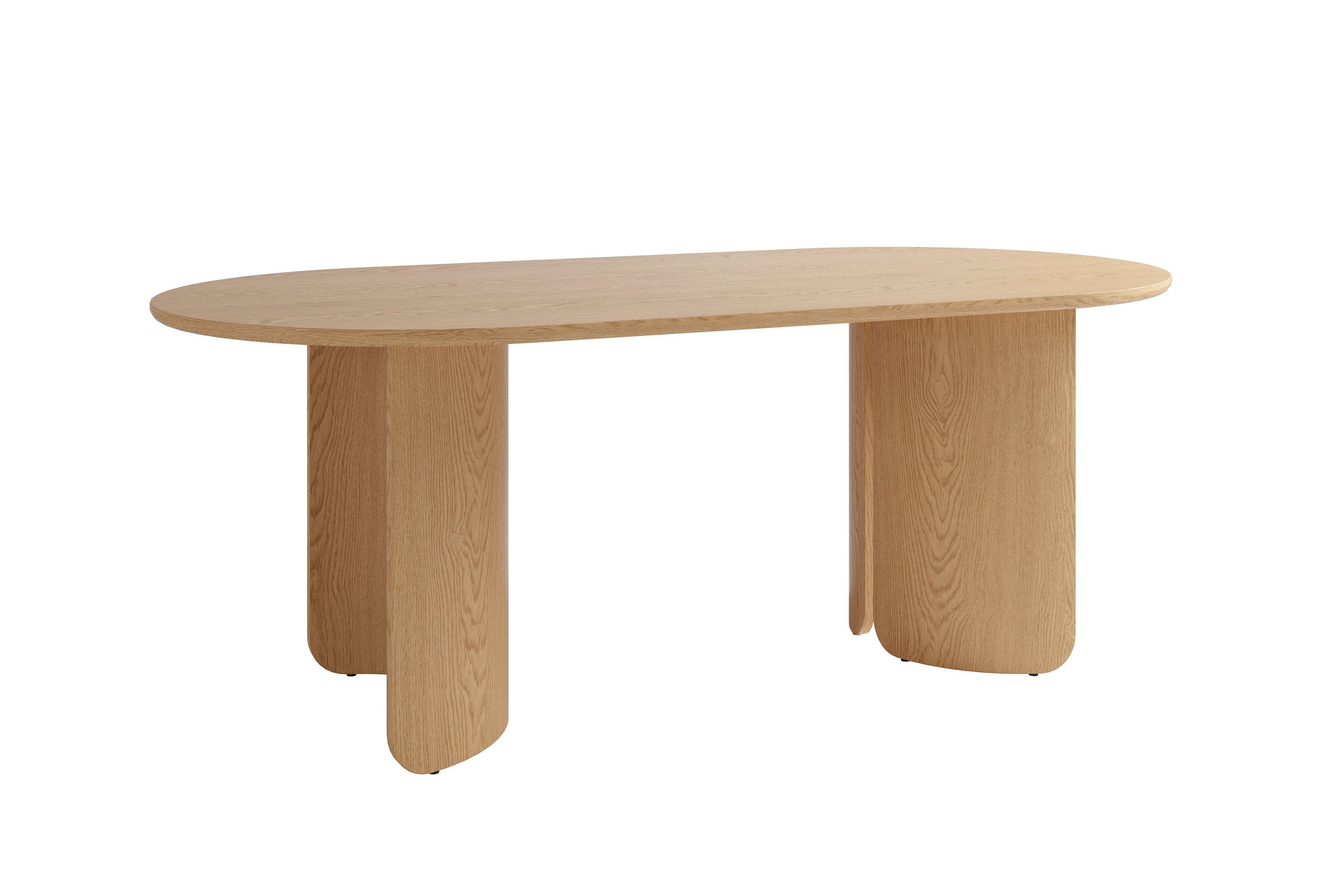 GRIMSTAD Tisch Eichefarbig Bianco