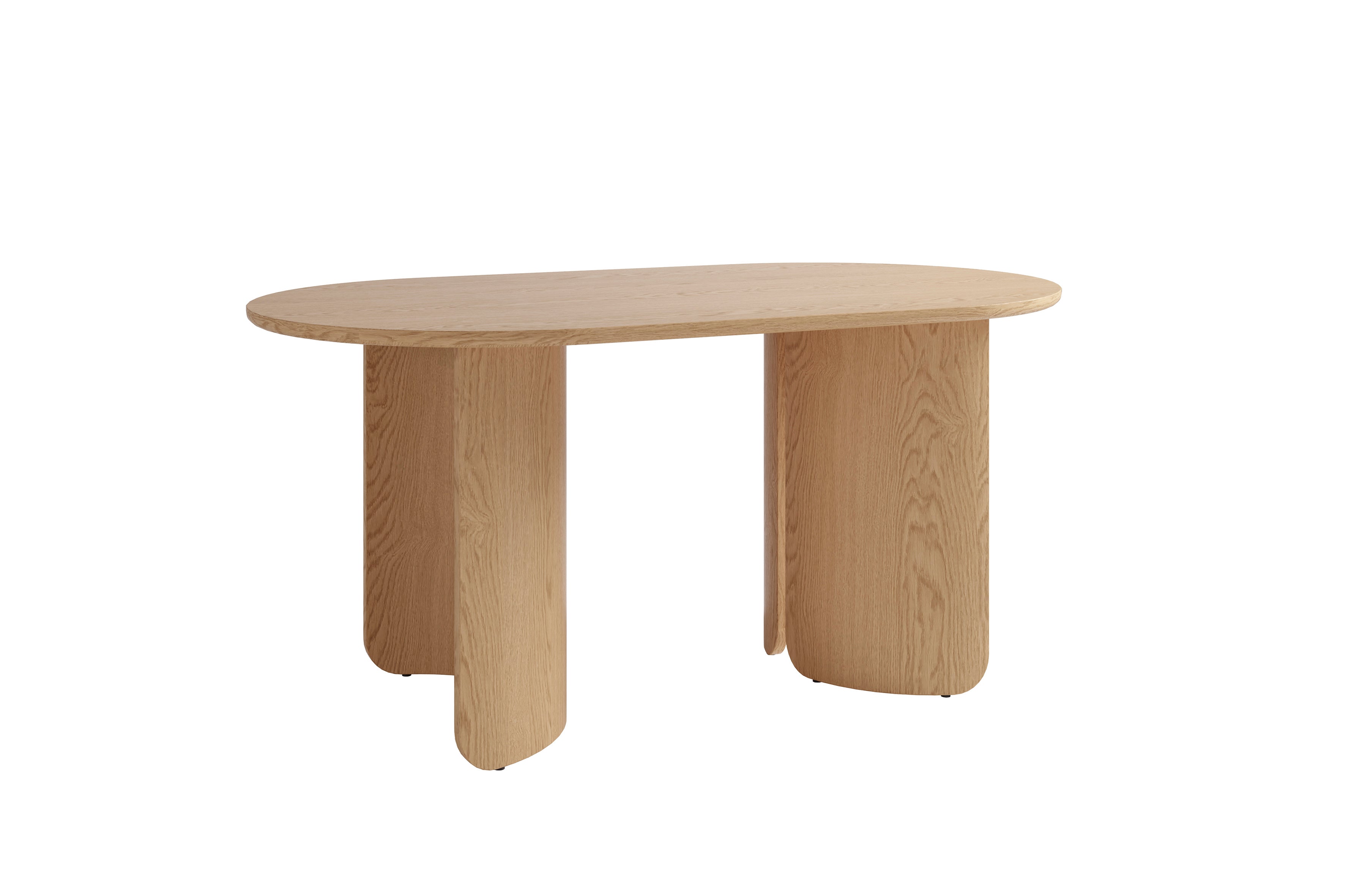 GRIMSTAD Tisch Eichefarbig Bianco