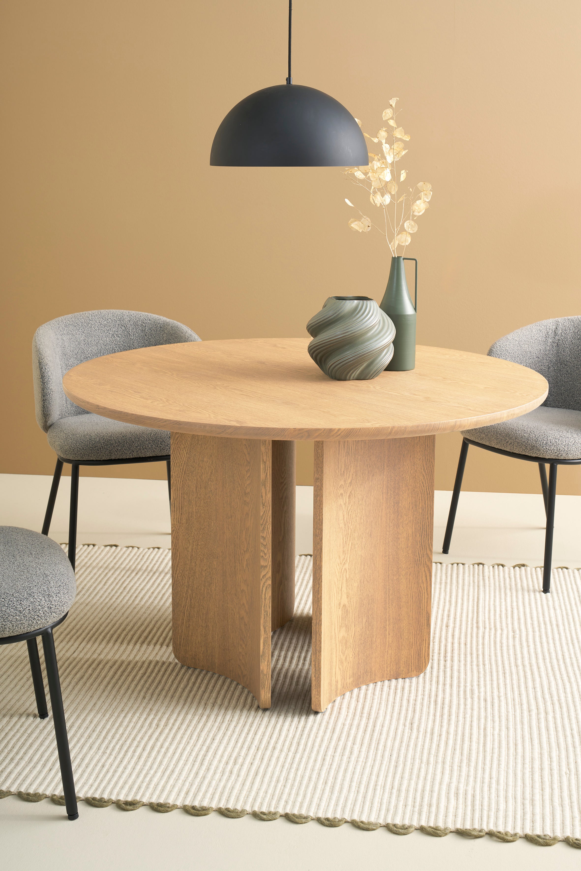 HARSTAD Tisch Eichefarbig Bianco