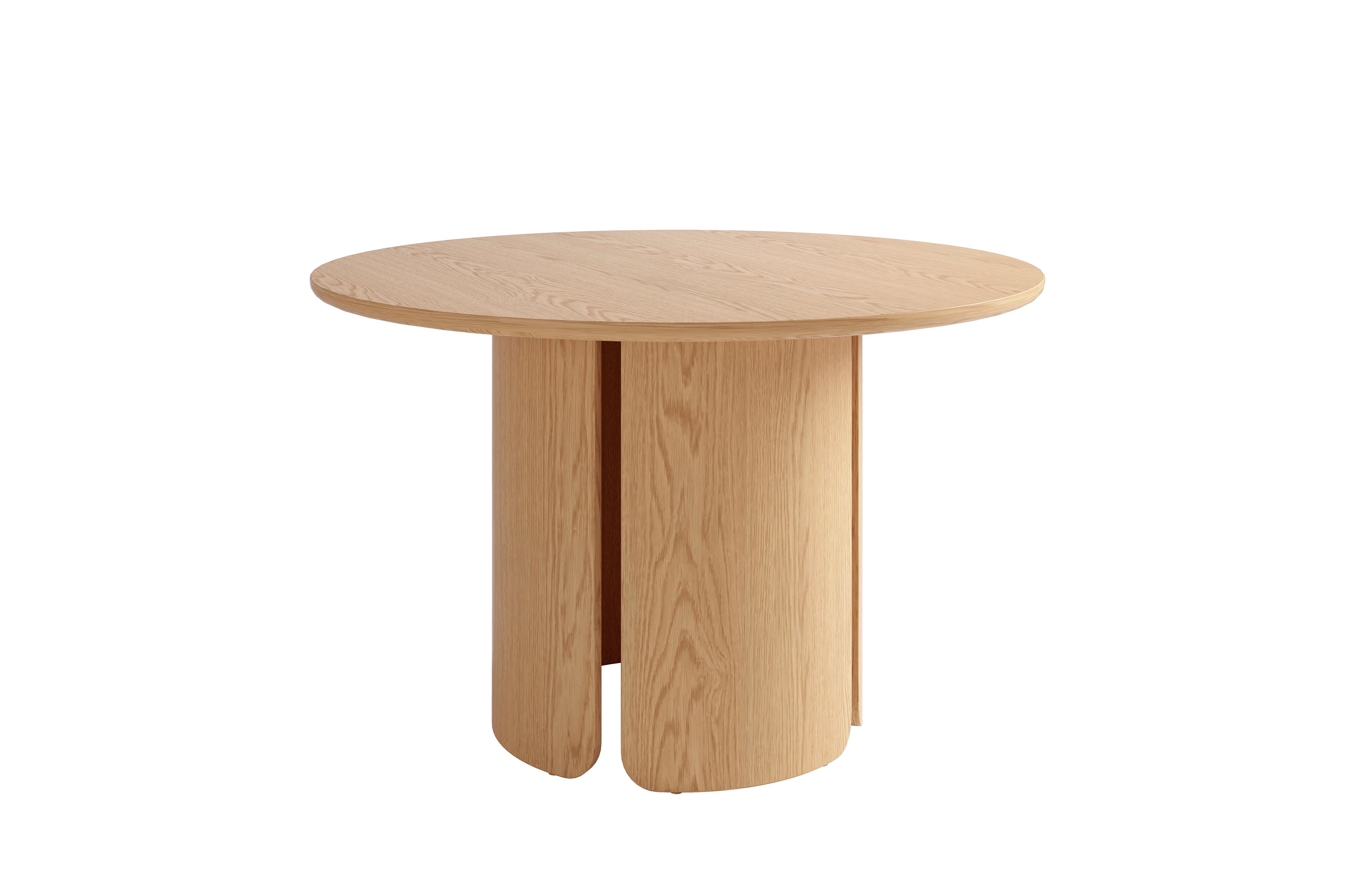 SCHÖNER WOHNEN-Kollektion Esszimmertisch HARSTAD 120, Echtholzfurnier Eichefarbig Bianco, Eichefarbig Tobacco oder seidengrau