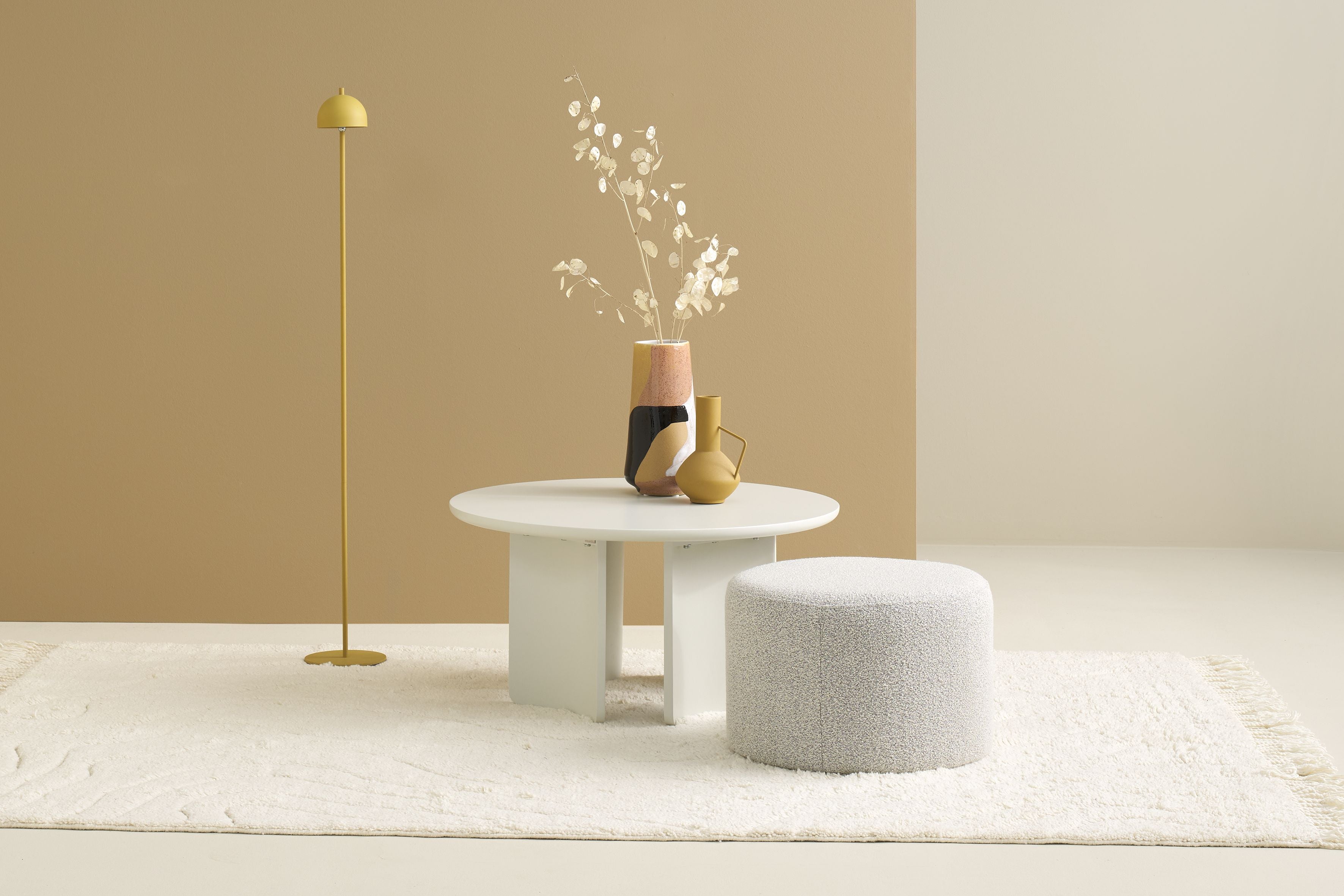 MOLDE Couchtisch seidengrau