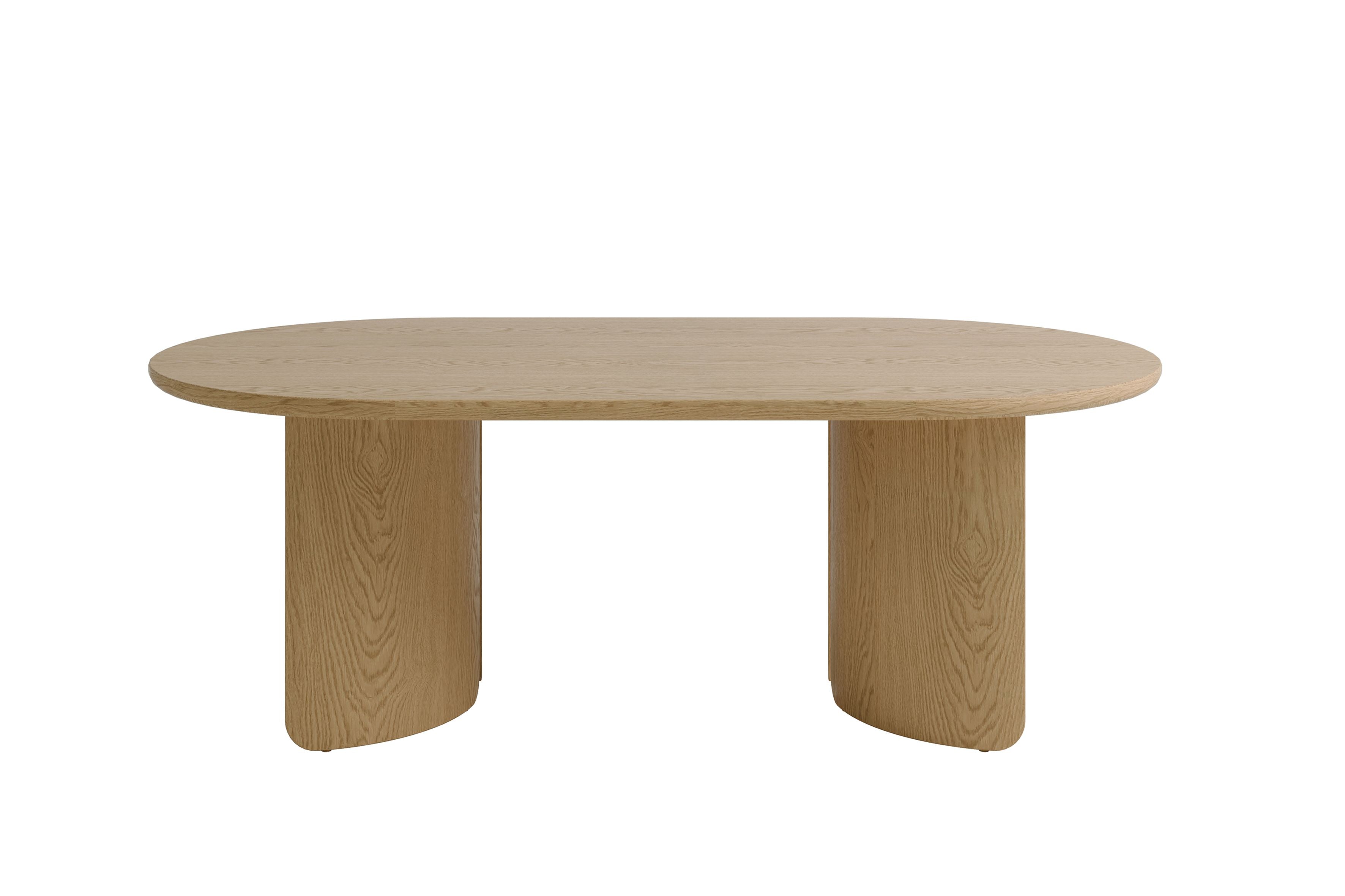 TROMS Couchtisch Eichefarbig Bianco