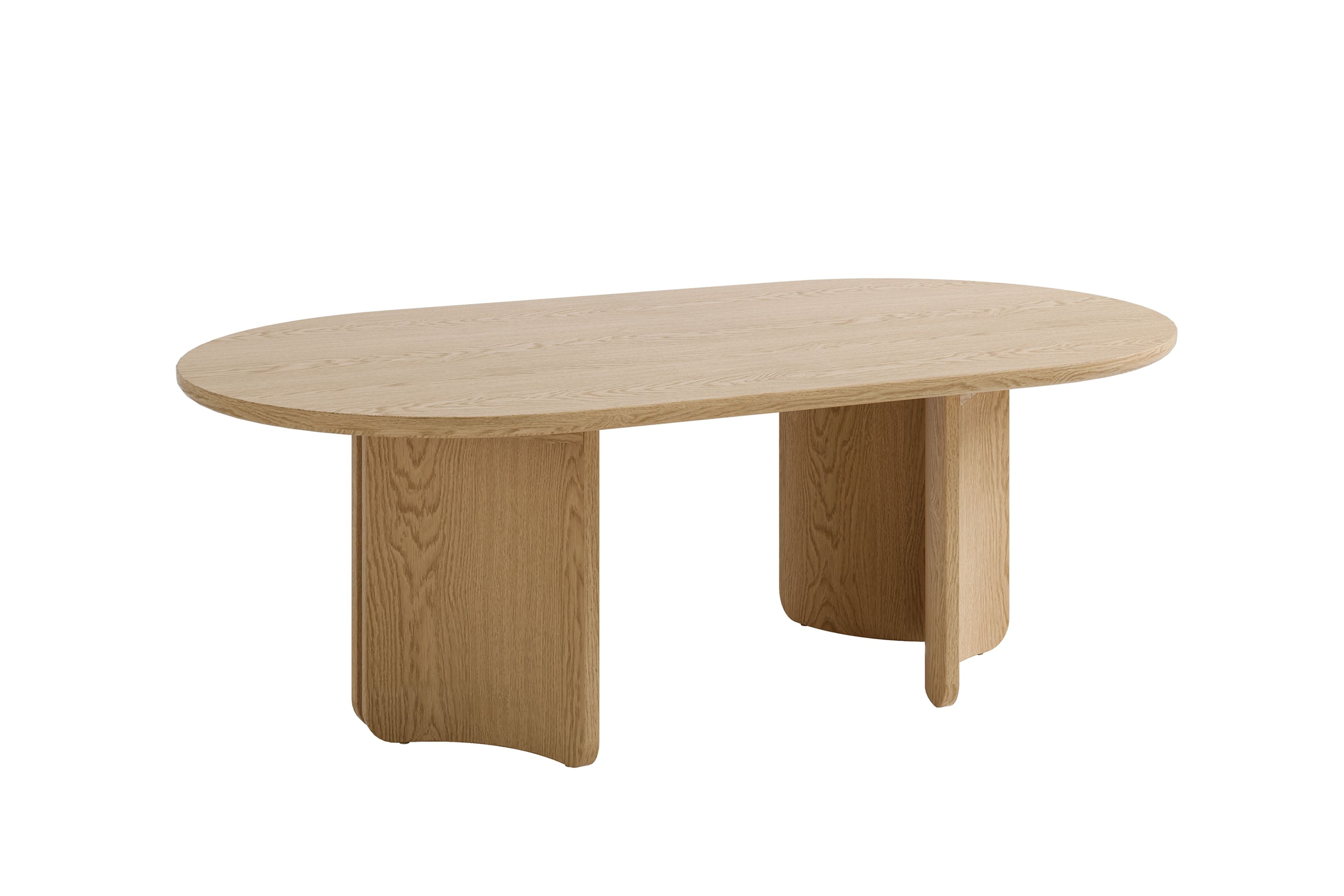 TROMS Couchtisch Eichefarbig Bianco