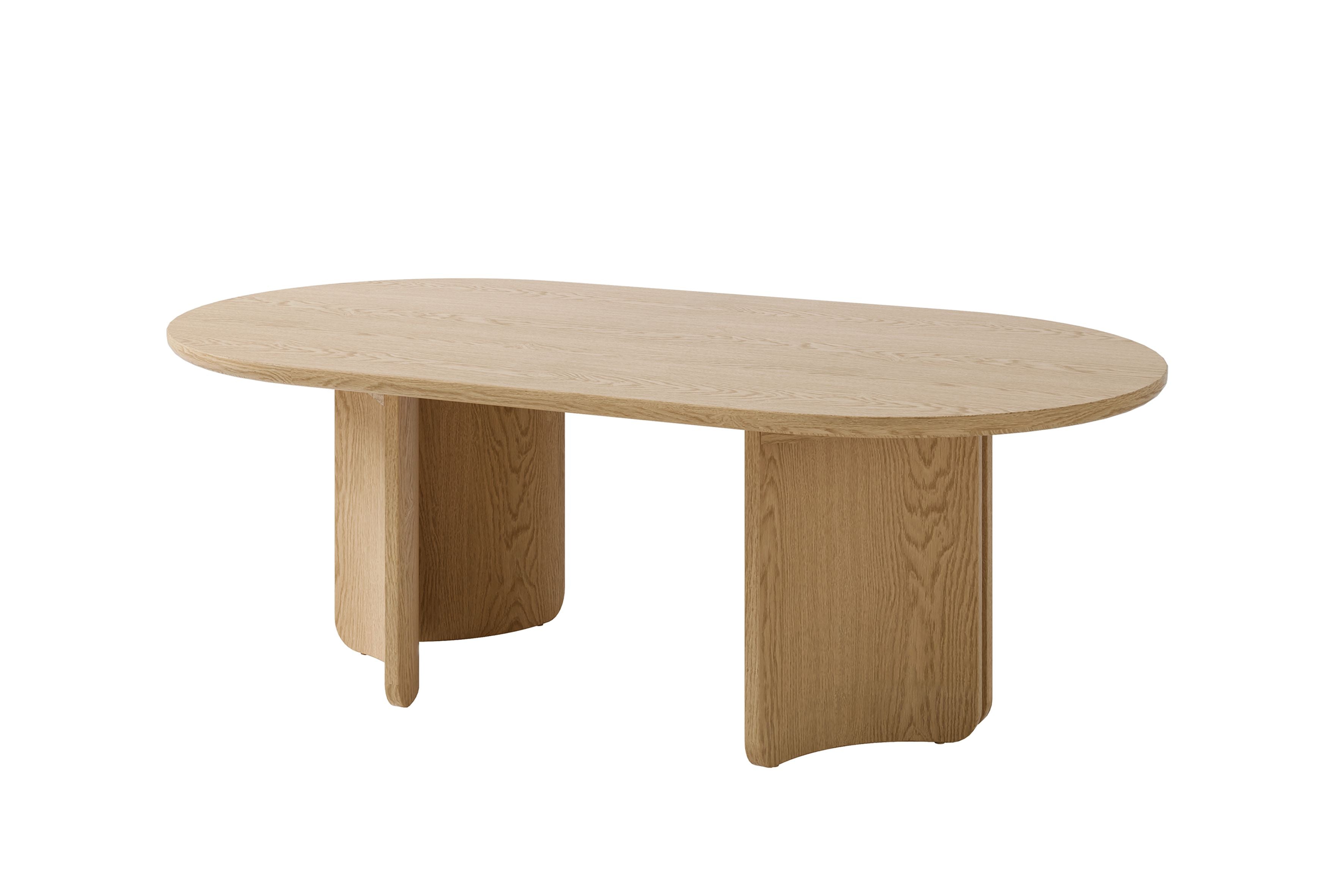 TROMS Couchtisch Eichefarbig Bianco