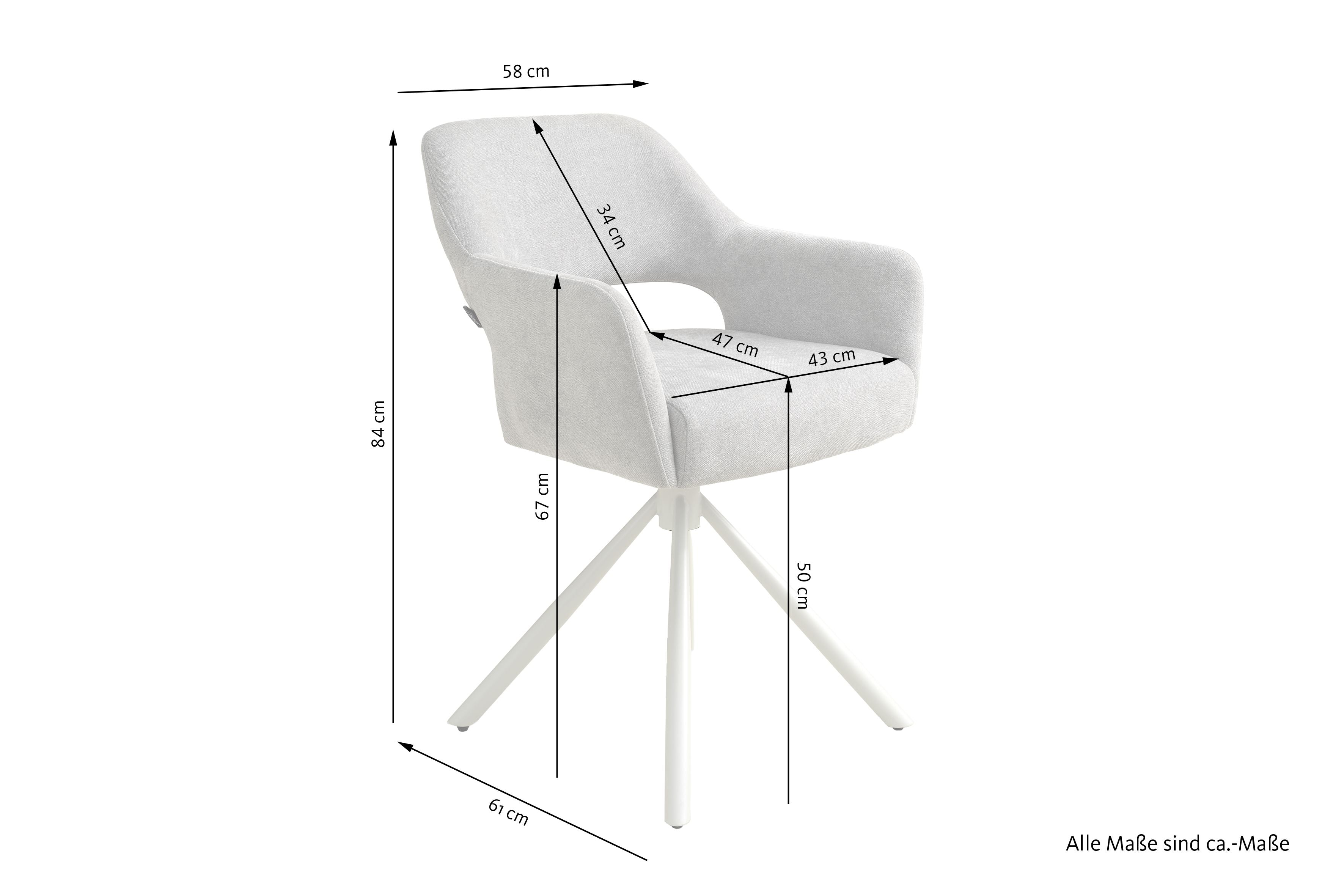 STAVANGER Stuhl greige