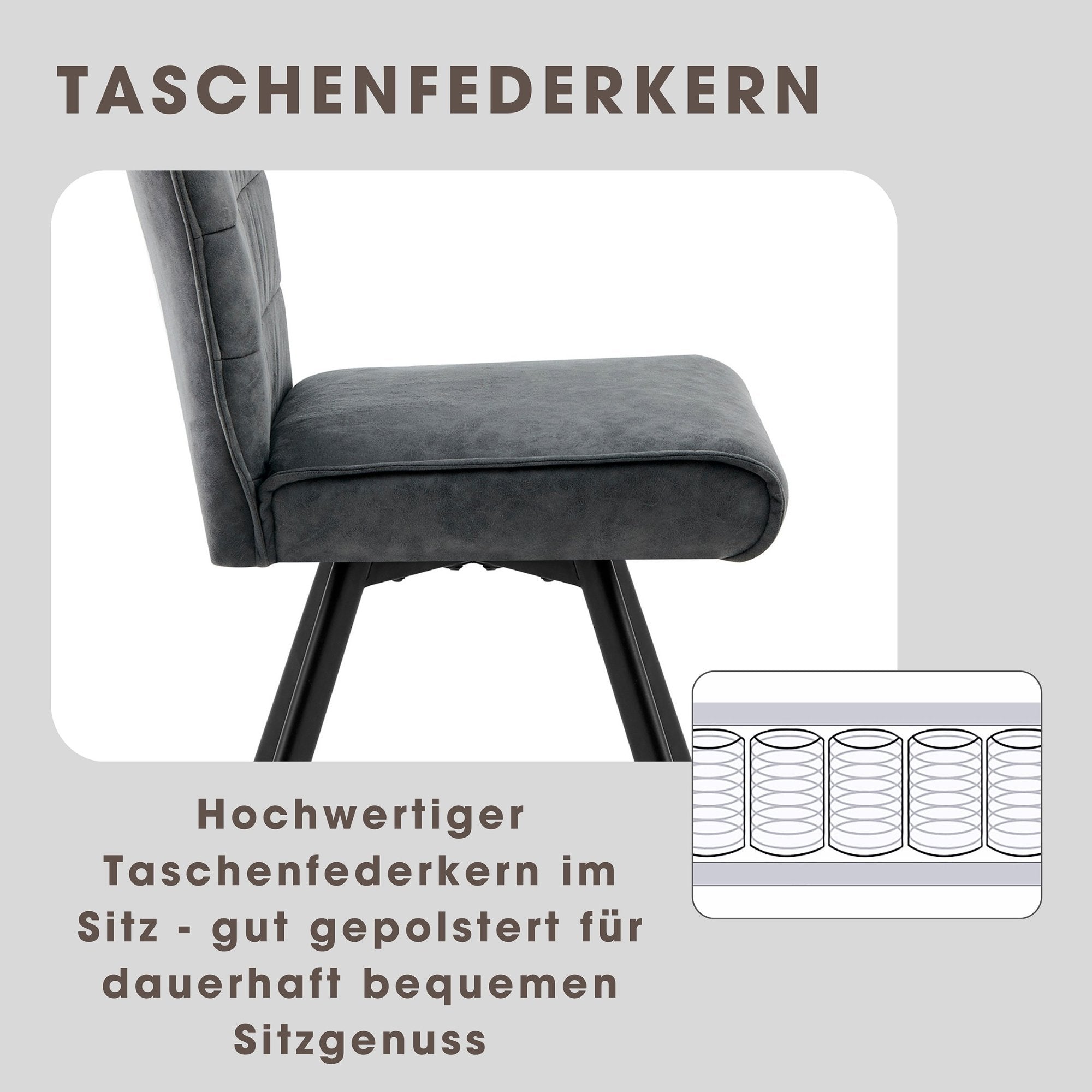 ROBBIE Stuhl anthrazit