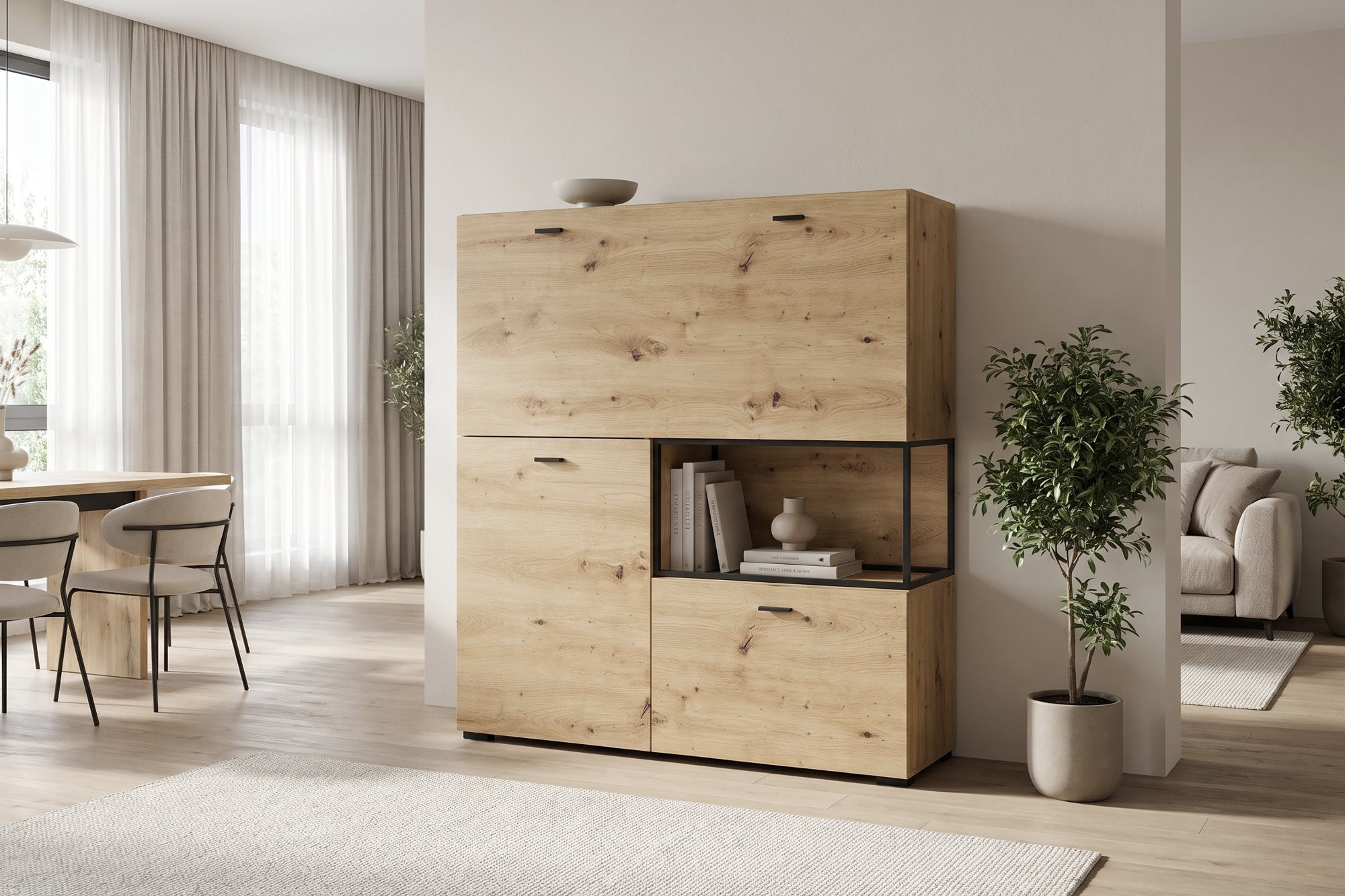 FRAME Sekretär Artisan Eiche (Eiche-Optik)