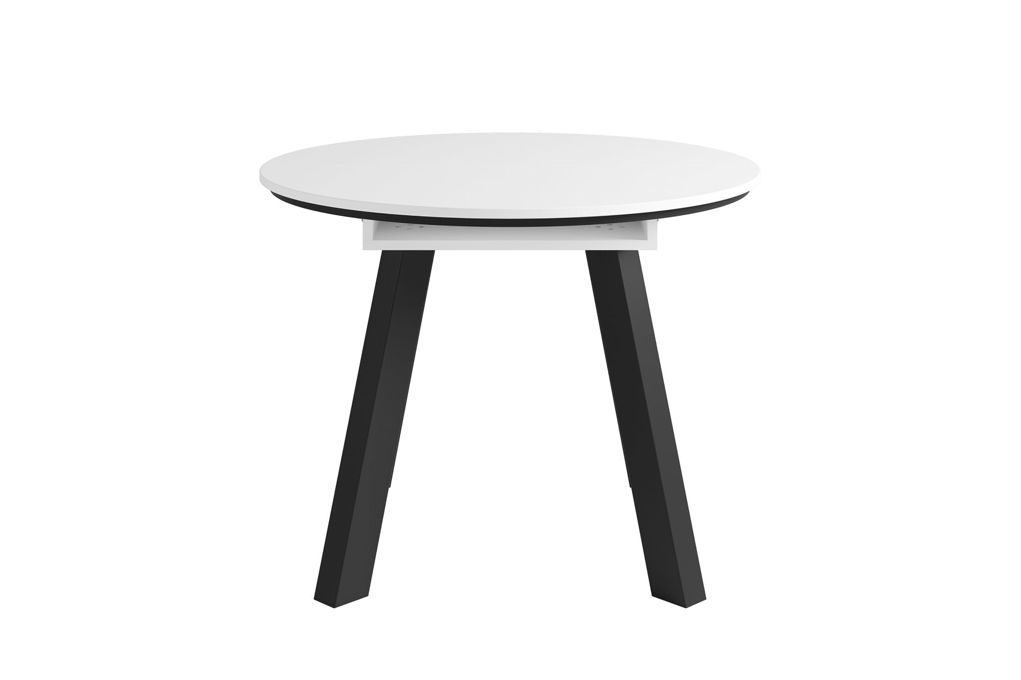TIMOR Tisch mit Auszug weiß