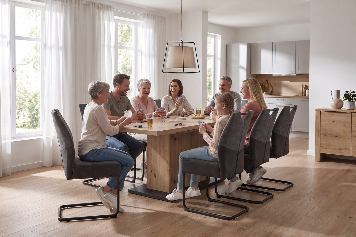 Esstisch Athen 160 cm mit Auszug Artisan Eiche Optik
