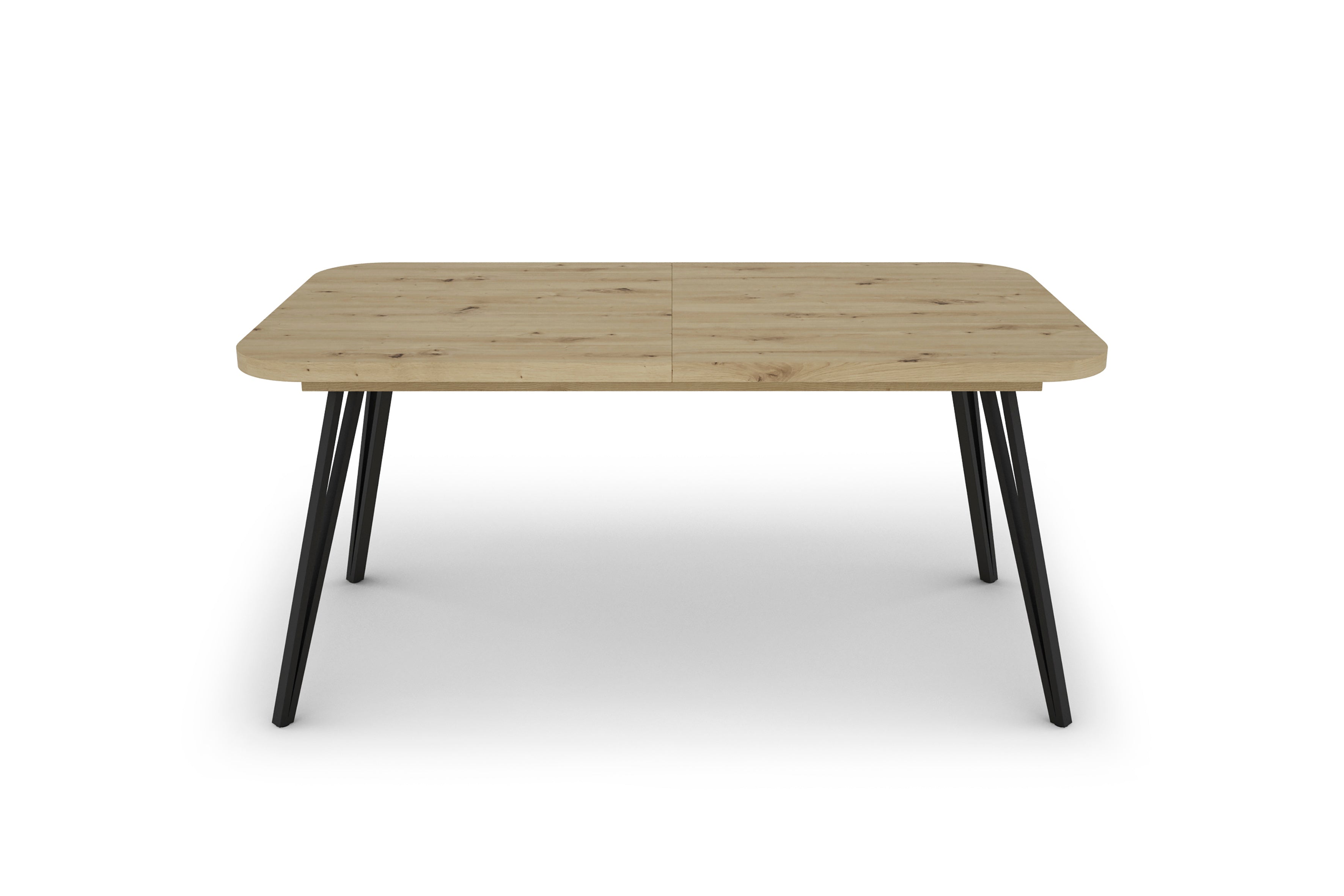 Esszimmertisch LIFE / Eiche-Optik braun / großer Auszugstisch 160 cm bis 240 cm / Tisch mit Ausziehfunktion / Tisch mit Synchronauszug und 2 Einlegeplatten / 160-240 x 90, H 76 cm