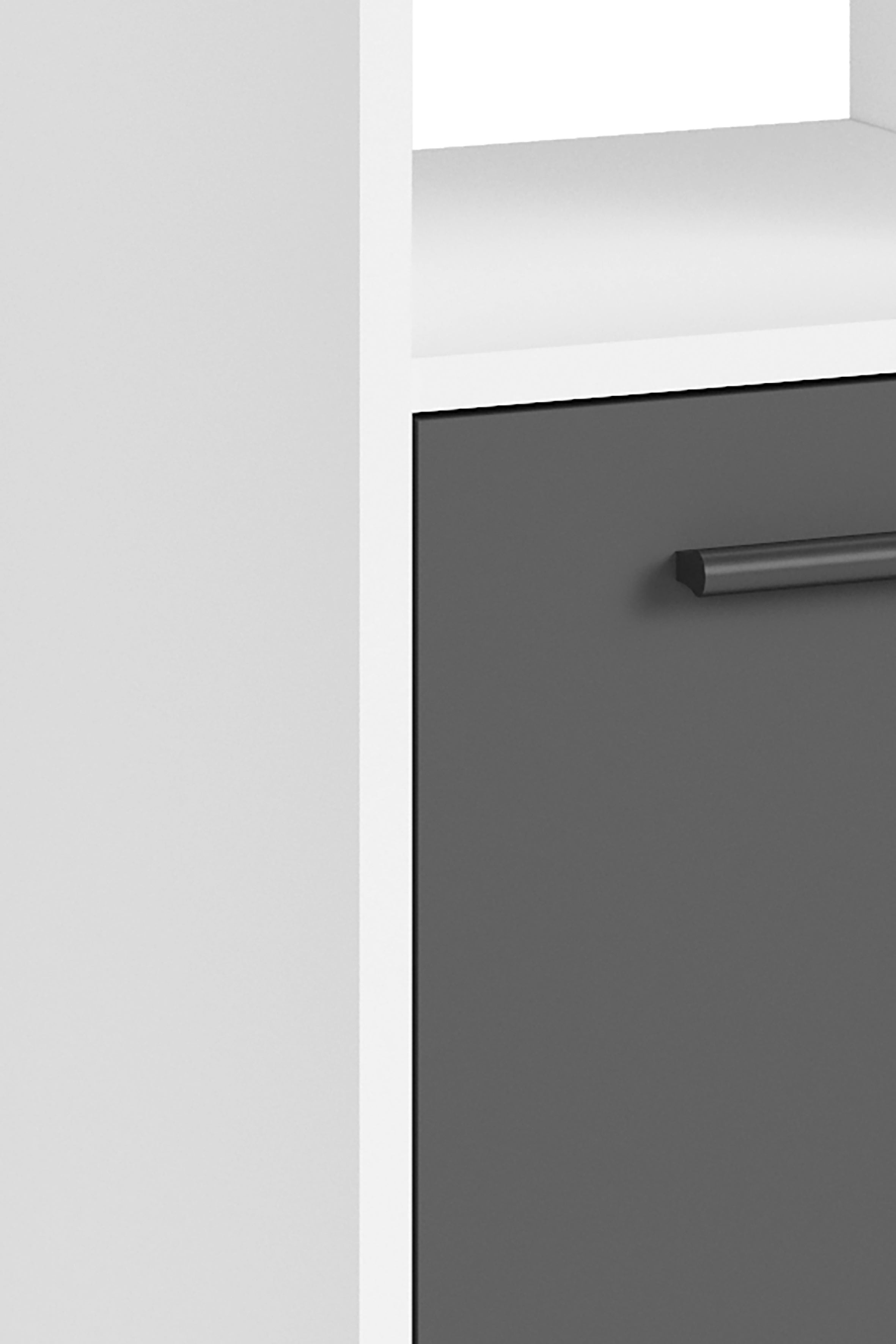 Schreibtisch FOX / Gaming-Tisch in anthrazit, weiß, Old Wood (Altholz-Optik) oder Artisan Eiche (Eiche-Optik) / Mit viel Stauraum und großer Tischplatte / Computer-Tisch / PC / Arbeits-Tisch / B 139, H 90,8, T 139 cm