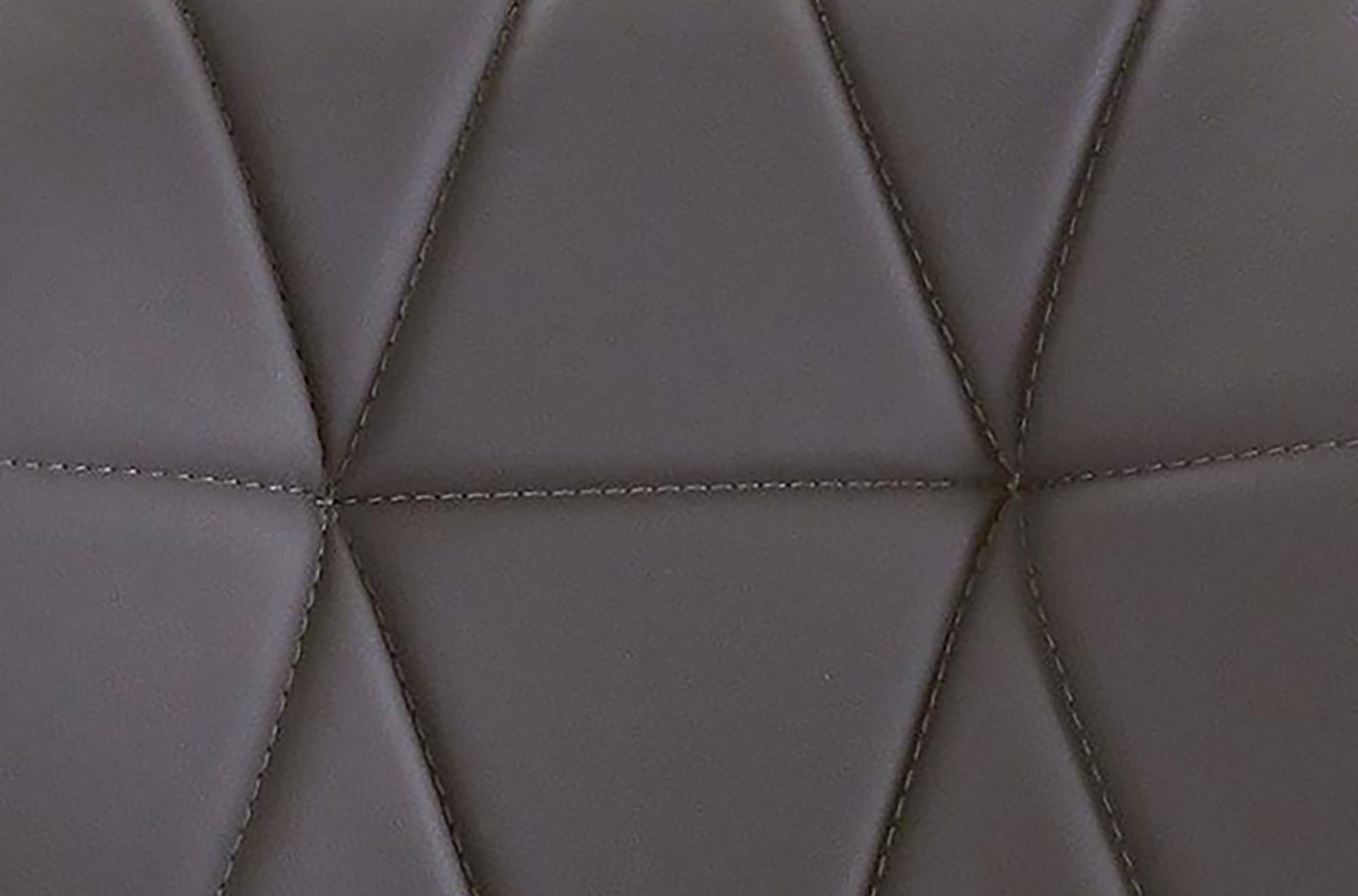 Esszimmerstuhl 2er Set IMKE / Kunstleder grau oder schwarz / Gestell Metall schwarz / Sitzschale 360° drehbar / Esszimmerstuhl / Diamanten-Steppung / B 52, H 90,5, T 62 cm