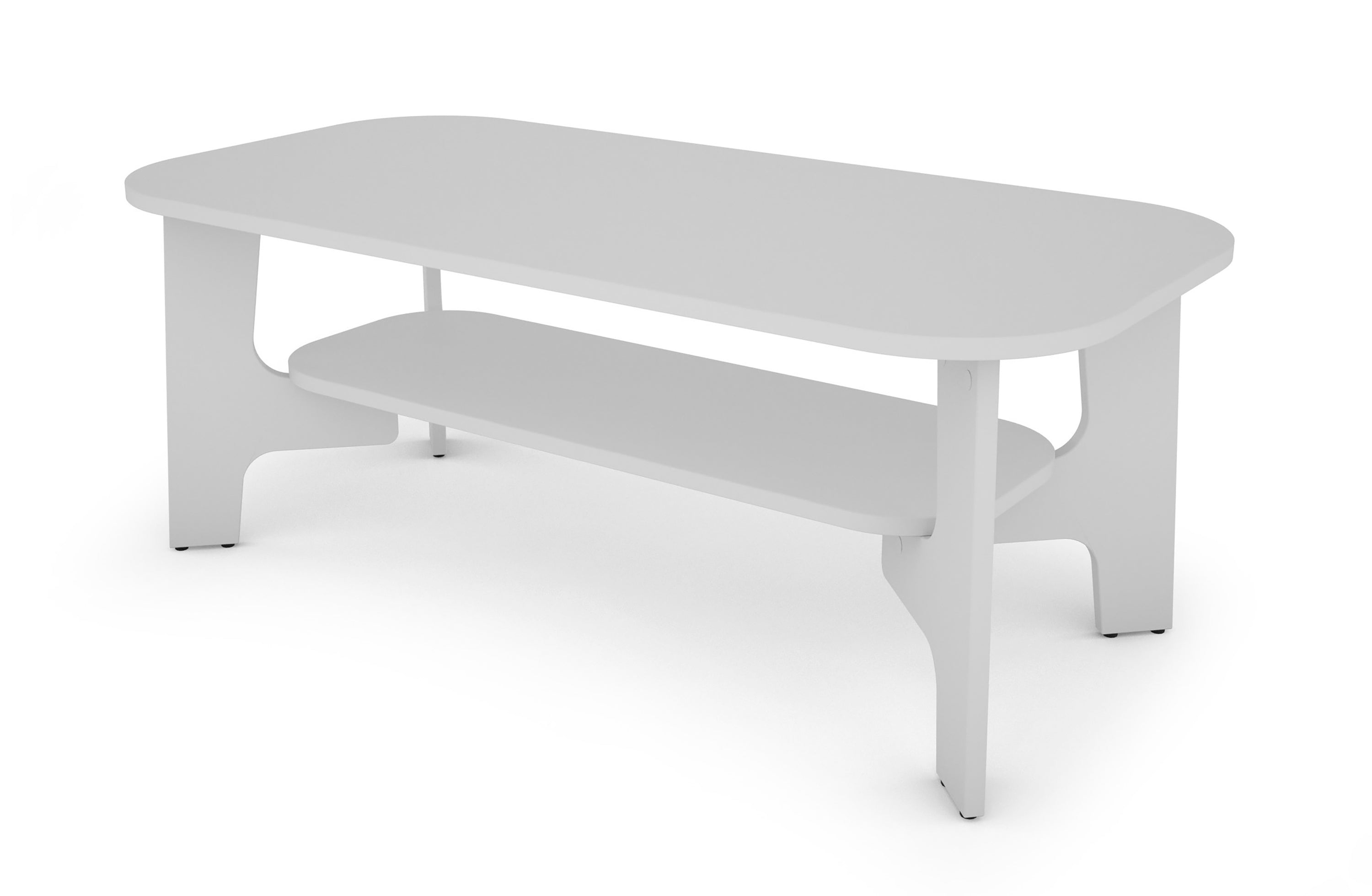 Couchtisch JONNY / Melamin Artisan Eiche (Eiche-Optik), Old Wood (Altholz-Optik) oder weiß, Melamin Anthrazit / B 110, H 42,5, T 55 cm / mit Ablageboden
