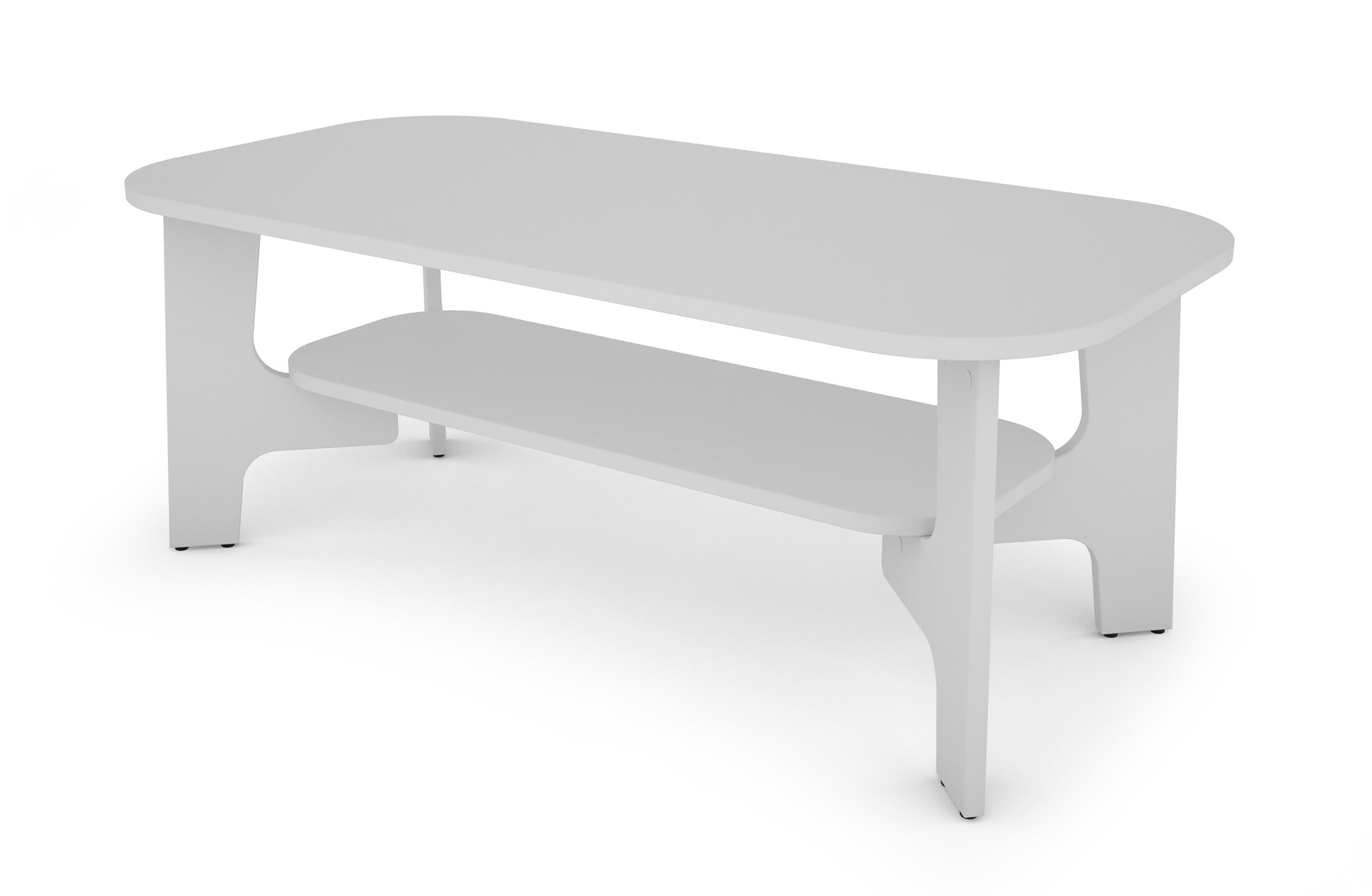 Couchtisch JONNY / Melamin Artisan Eiche (Eiche-Optik), Old Wood (Altholz-Optik) oder weiß, Melamin Anthrazit / B 110, H 42,5, T 55 cm / mit Ablageboden