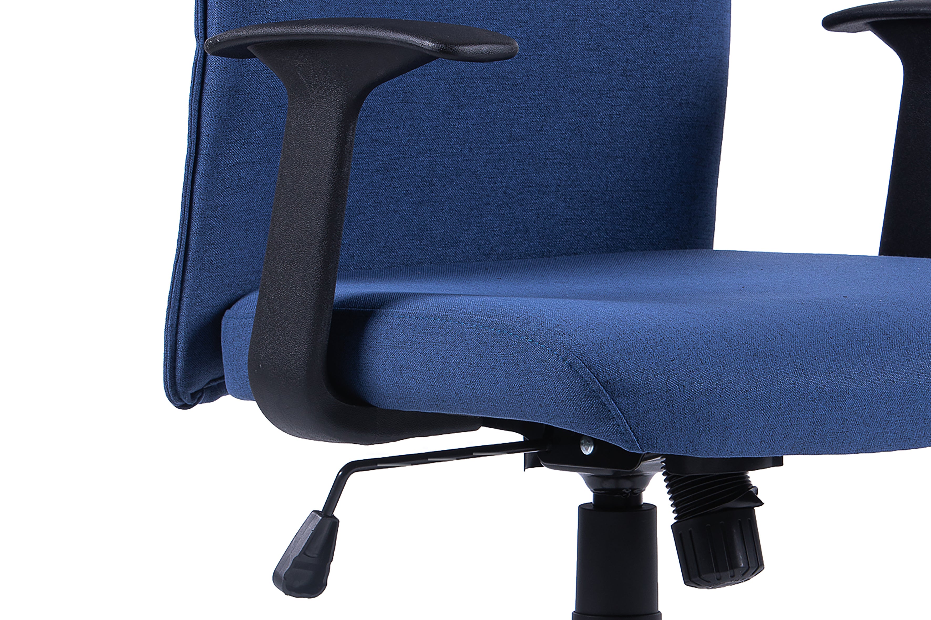 Chefsessel ROCKET Chefsessel / Kunststoff schwarz / Bezug Webstoff dunkelgrauschwarz, grün oder Cordstoff grau / Wippmechanik / Sicherheitsklemmschutz / Sicherheitsrollen / B 56, H 92,5-100,5,T 61,5 cm