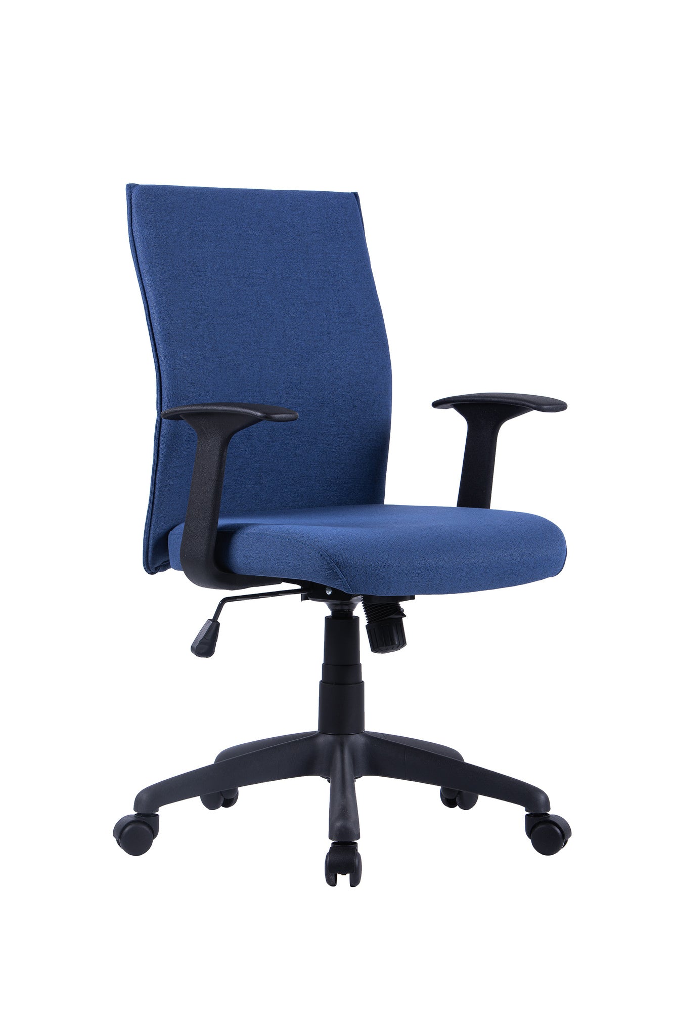 Chefsessel ROCKET Chefsessel / Kunststoff schwarz / Bezug Webstoff dunkelgrauschwarz, grün oder Cordstoff grau / Wippmechanik / Sicherheitsklemmschutz / Sicherheitsrollen / B 56, H 92,5-100,5,T 61,5 cm