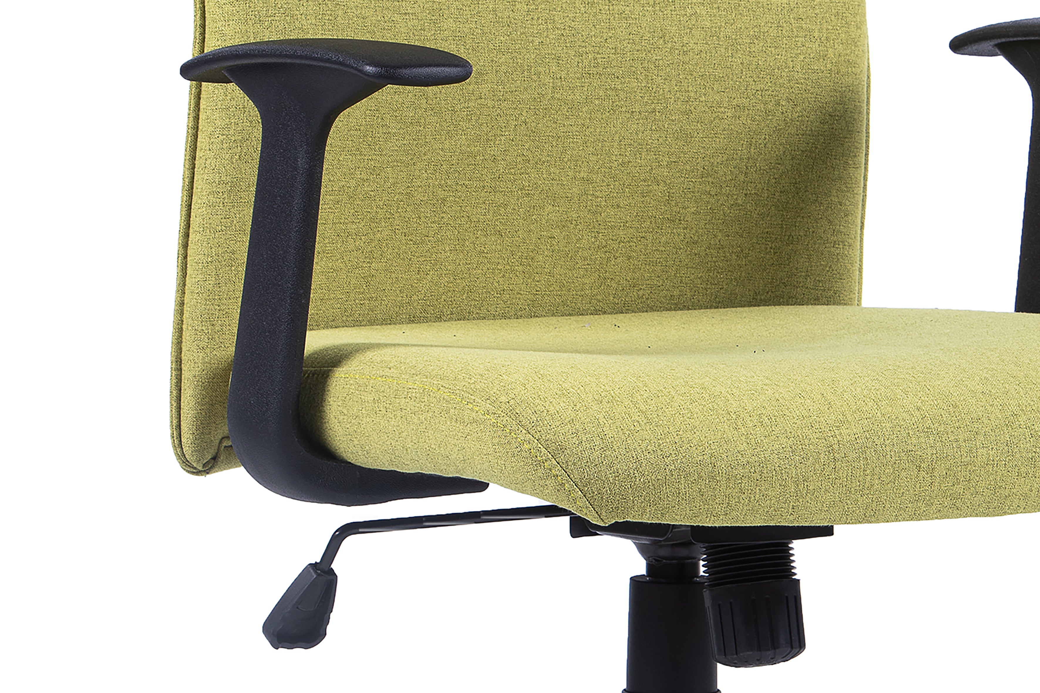 Chefsessel ROCKET Chefsessel / Kunststoff schwarz / Bezug Webstoff dunkelgrauschwarz, grün oder Cordstoff grau / Wippmechanik / Sicherheitsklemmschutz / Sicherheitsrollen / B 56, H 92,5-100,5,T 61,5 cm
