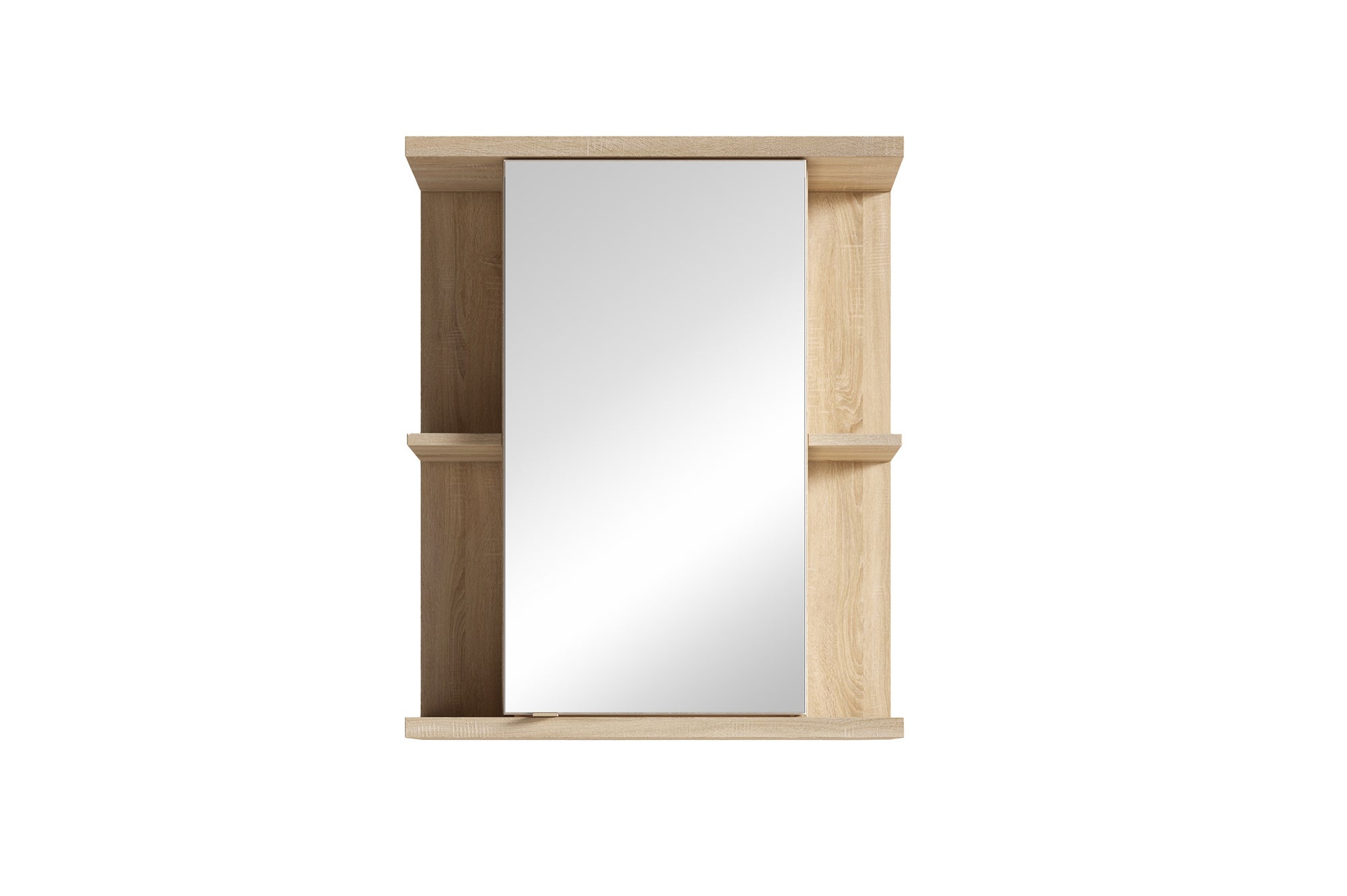 Badezimmer Spiegelschrank NEBRASKA mit Spiegeltür / Moderner, 1-türiger Spiegel Hängeschrank in anthrazit, Sonoma Eiche (Eiche-Optik) oder weiß / B 60, H 70, T 25m / mit viel Stauraum