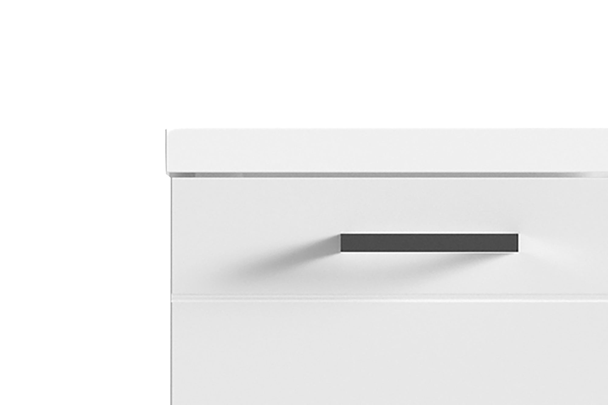 Waschbeckenunterschrank NEBRASKA / in anthrazit, Sonoma Eiche (Eiche-Optik) oder weiß / B 60, H 59, T 31,5 cm / 2-türig
