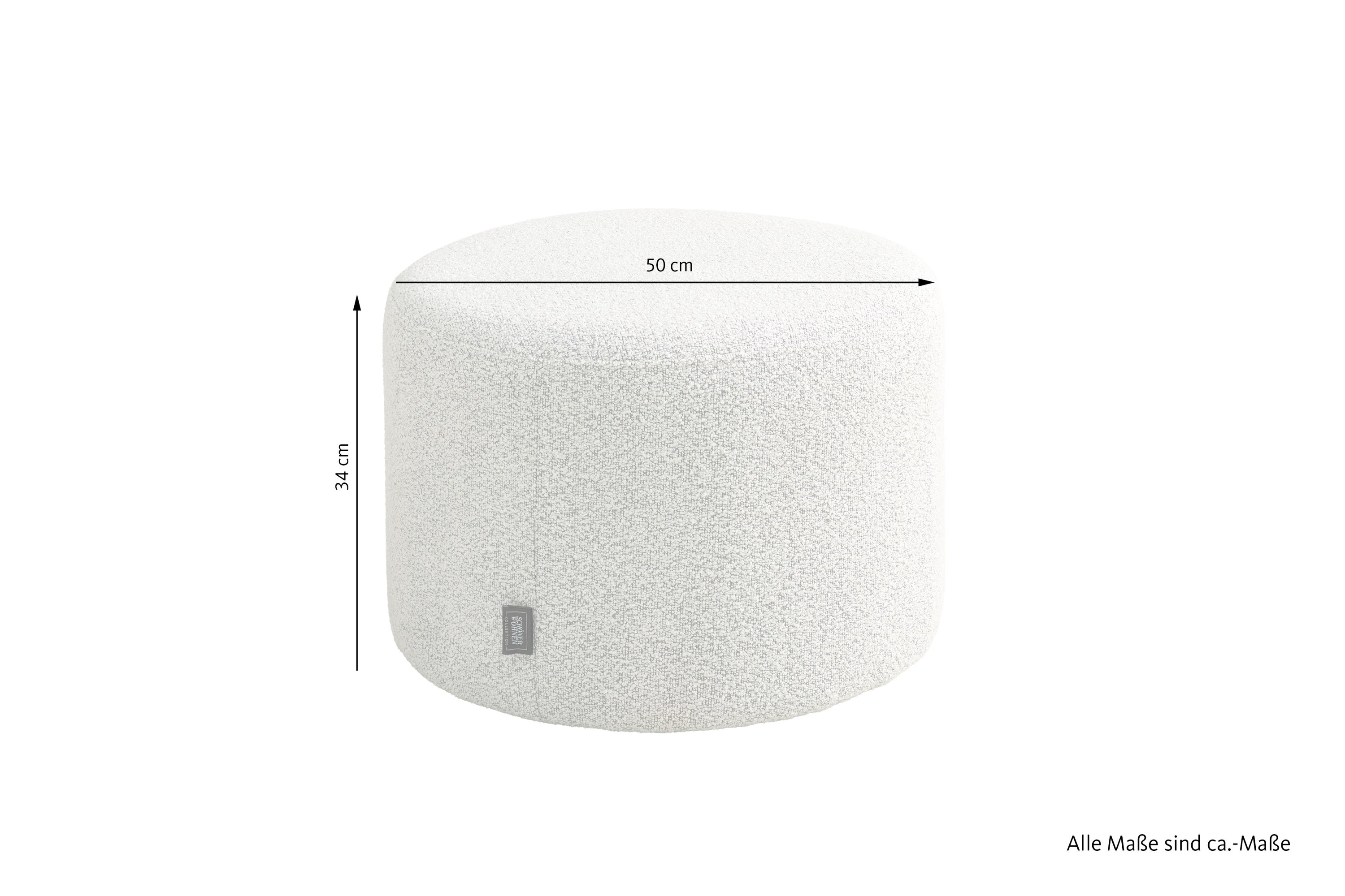 ALVIK Pouf greige