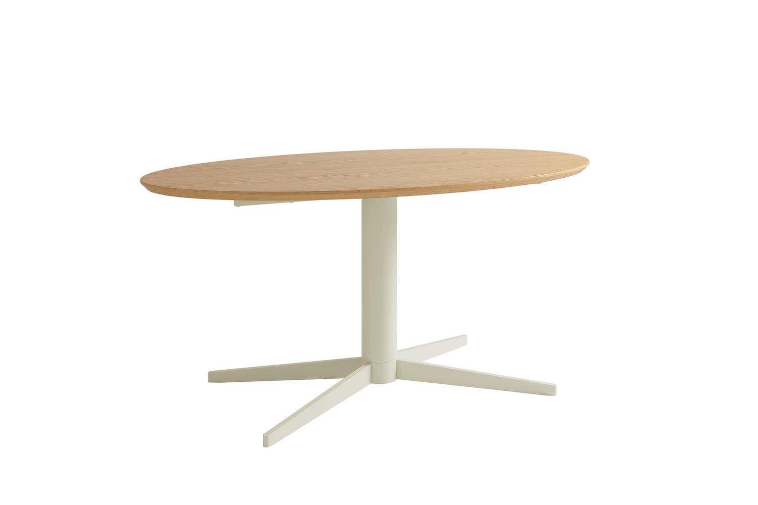 SCHÖNER WOHNEN-Kollektion Esszimmertisch FEVIK 160 oder 200, Echtholzfurnier Eichefarbig Tobacco, Untergestell aus Metall schwarz oder Echtholzfurnier Eichefarbig Bianco, Untergestell aus Metall seidengrau