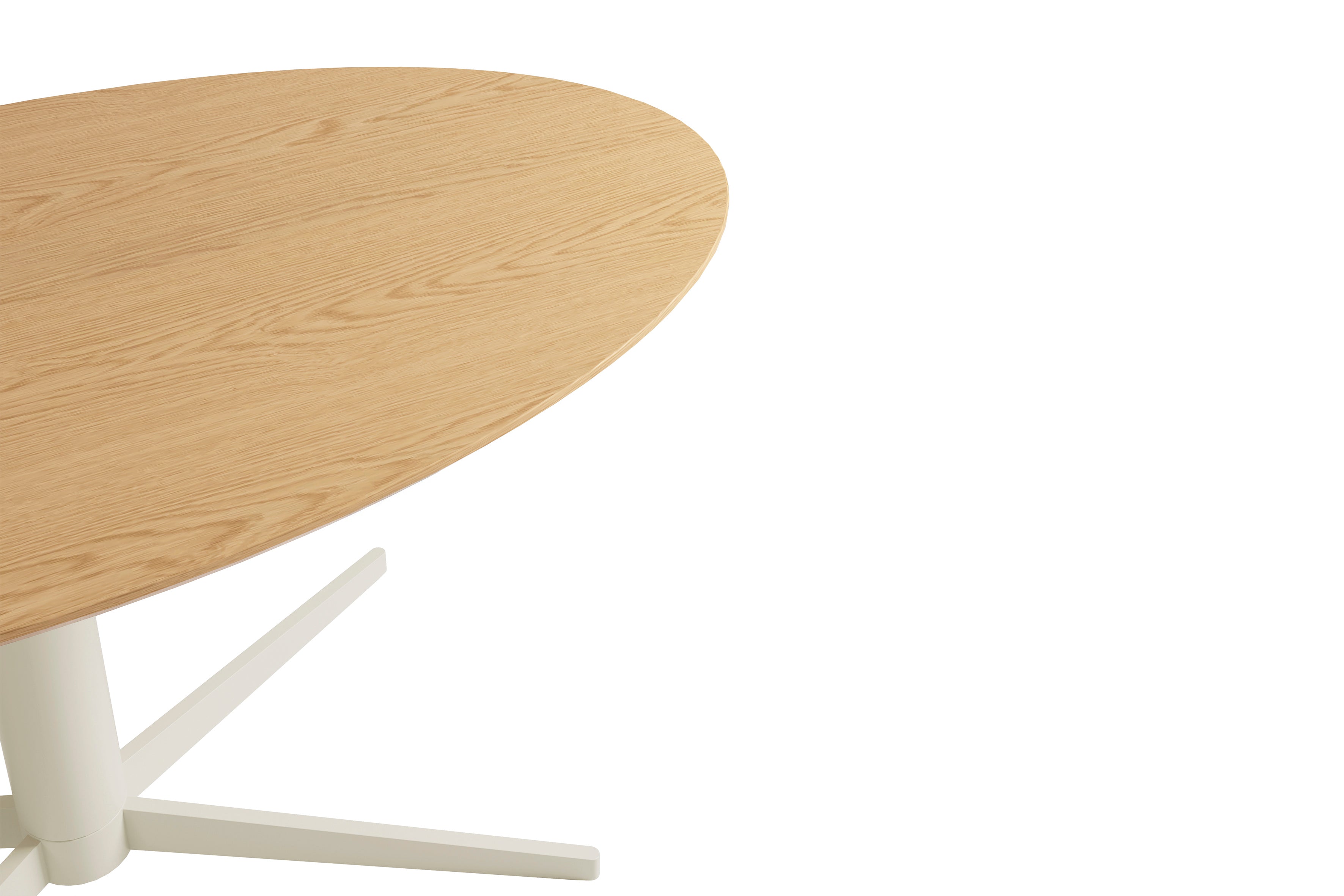 FEVIK Tisch Eichefarbig Bianco