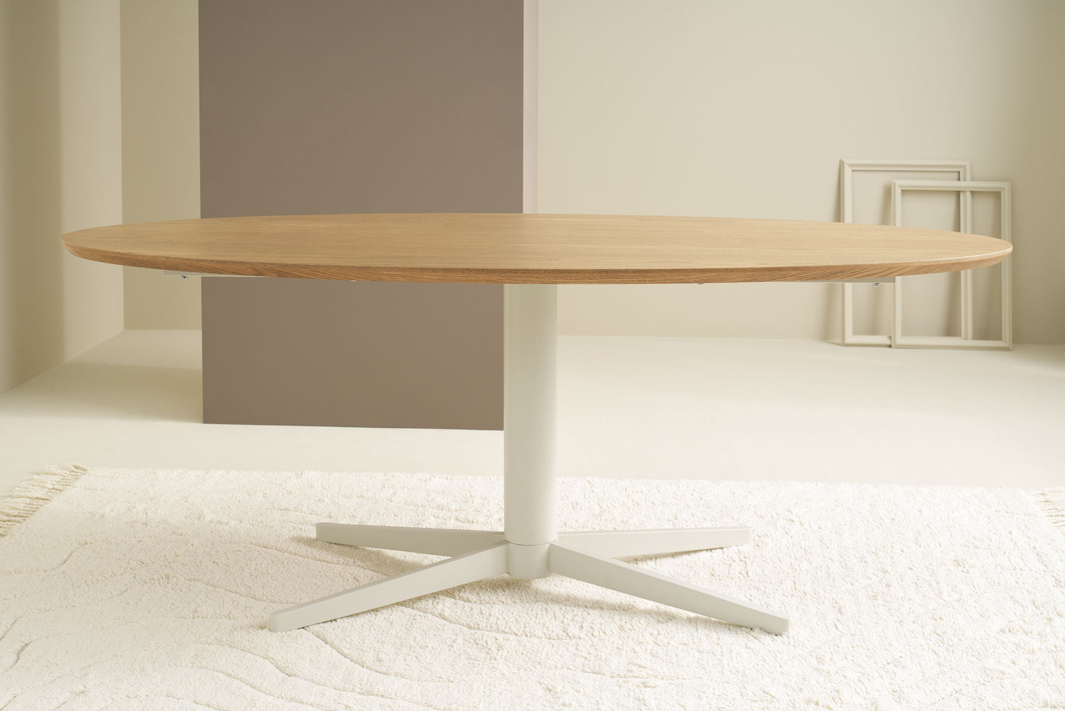 FEVIK Tisch Eichefarbig Bianco