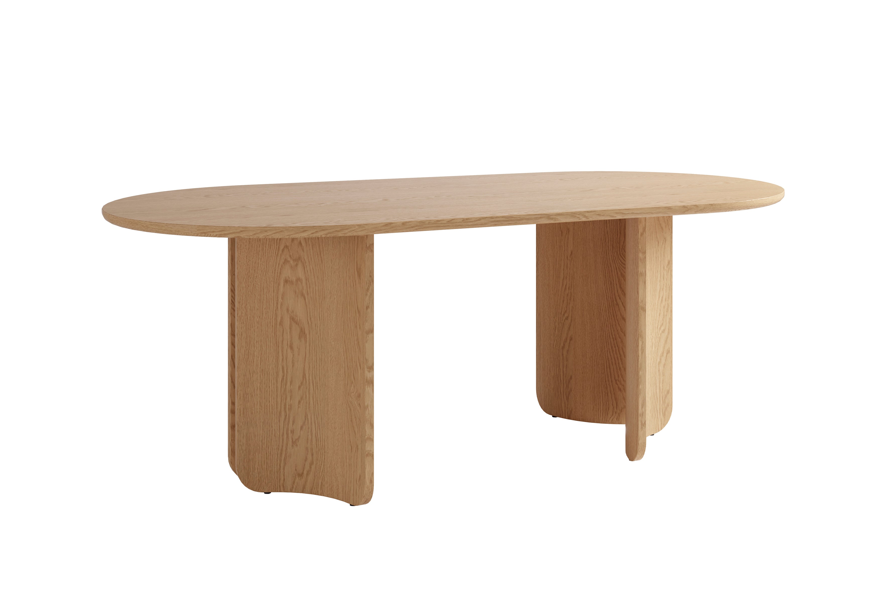 GRIMSTAD Tisch Eichefarbig Bianco