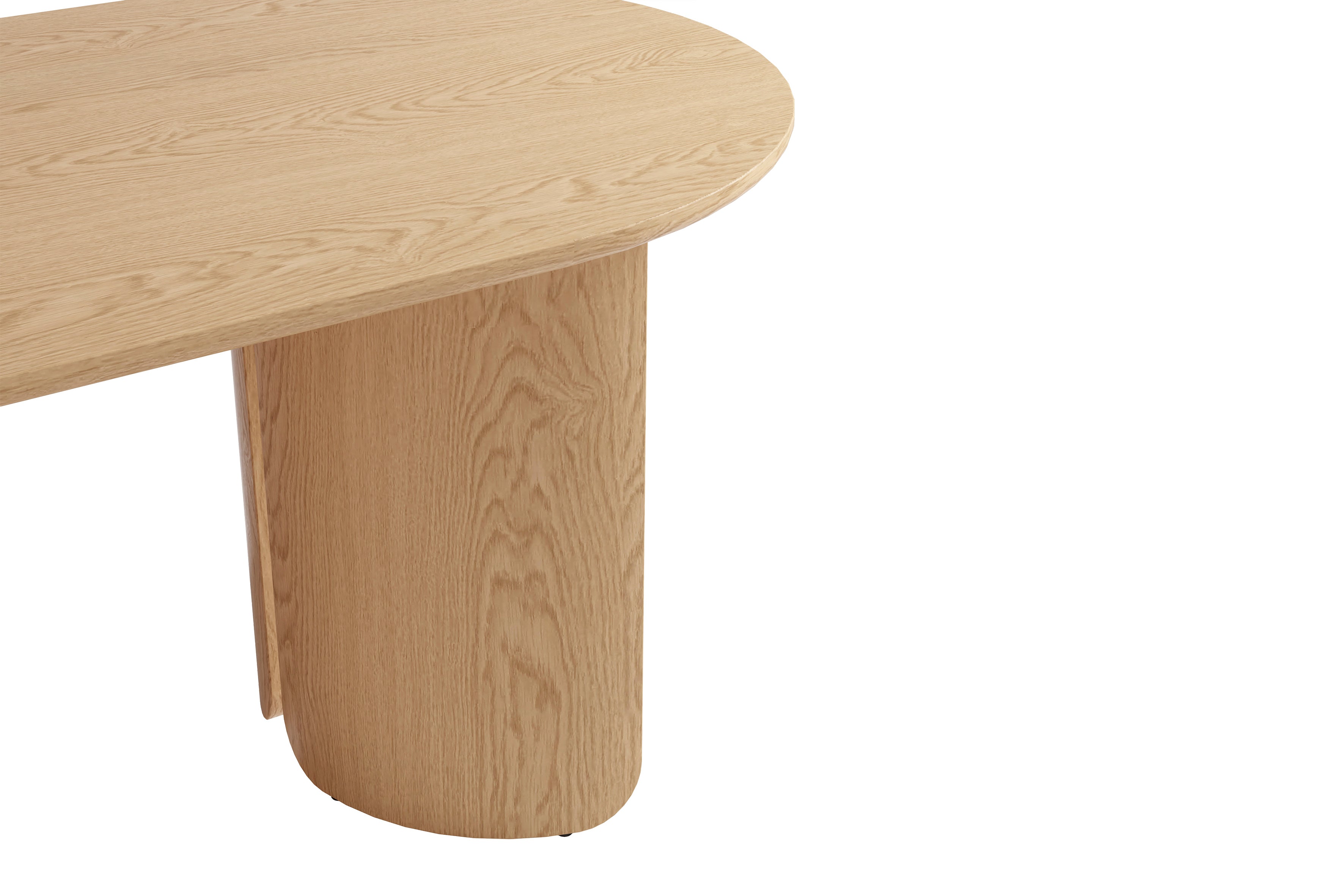 GRIMSTAD Tisch Eichefarbig Bianco