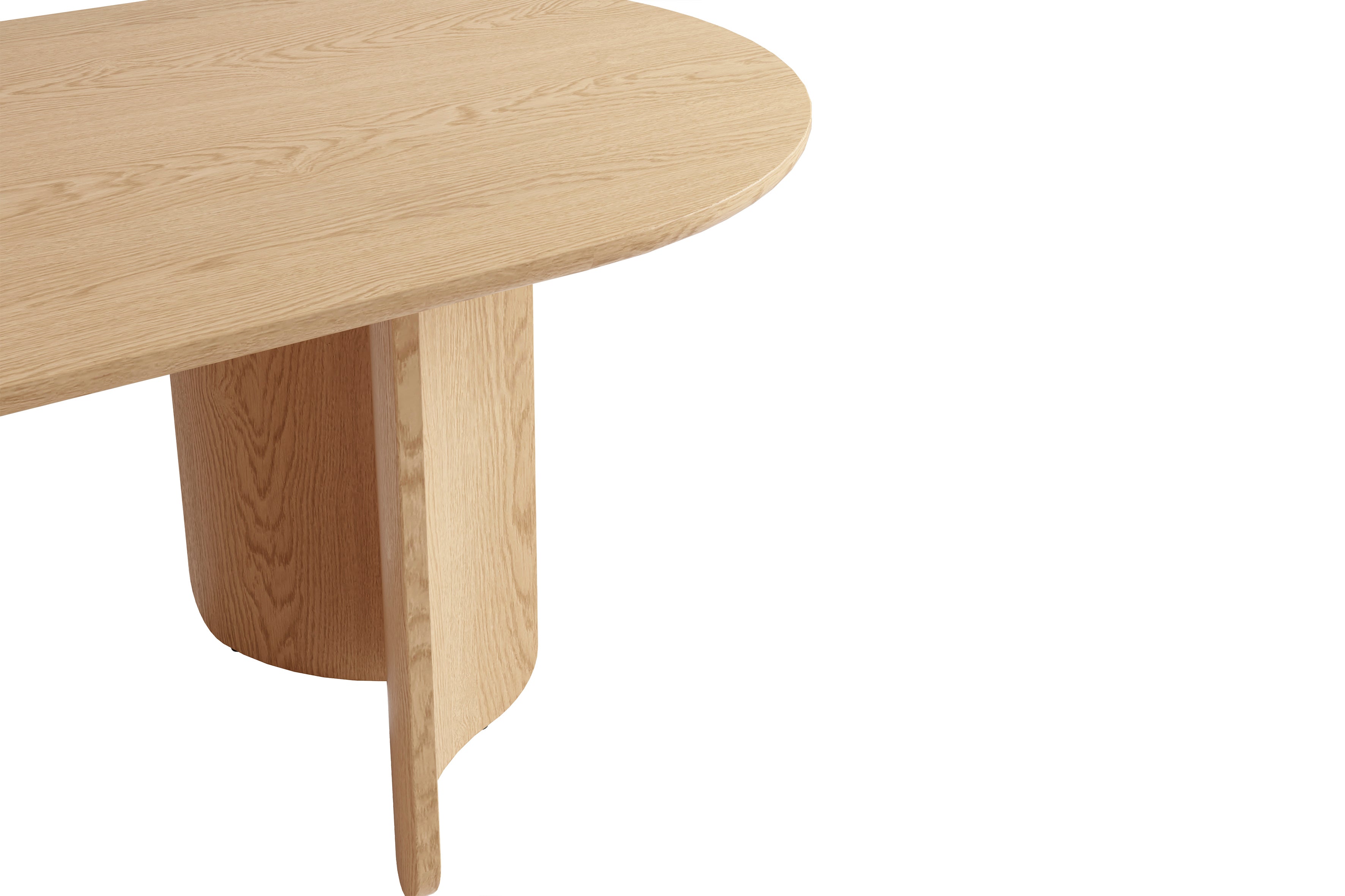 GRIMSTAD Tisch Eichefarbig Bianco