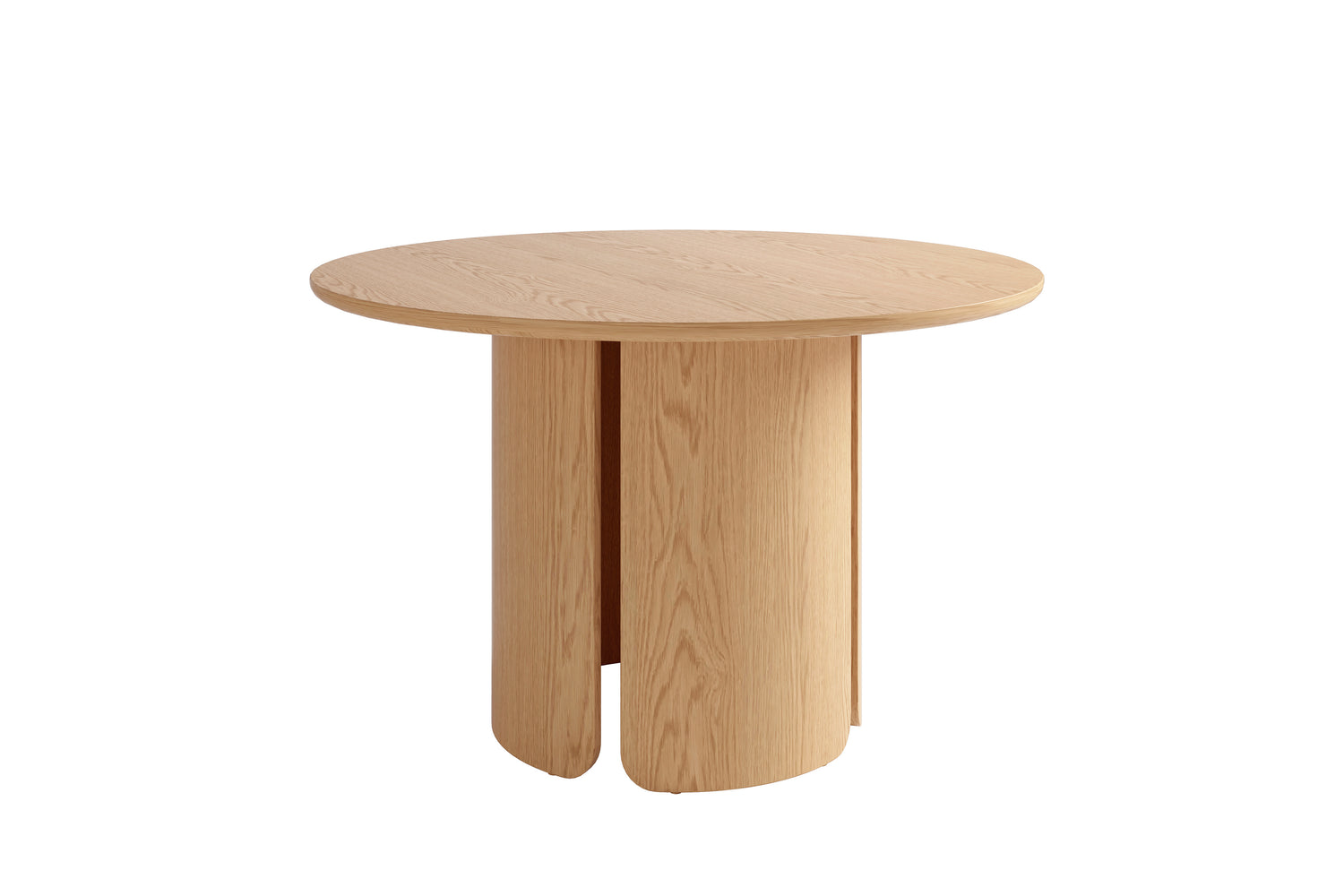 SCHÖNER WOHNEN-Kollektion Esszimmertisch HARSTAD 120, Echtholzfurnier Eichefarbig Bianco, Eichefarbig Tobacco oder seidengrau