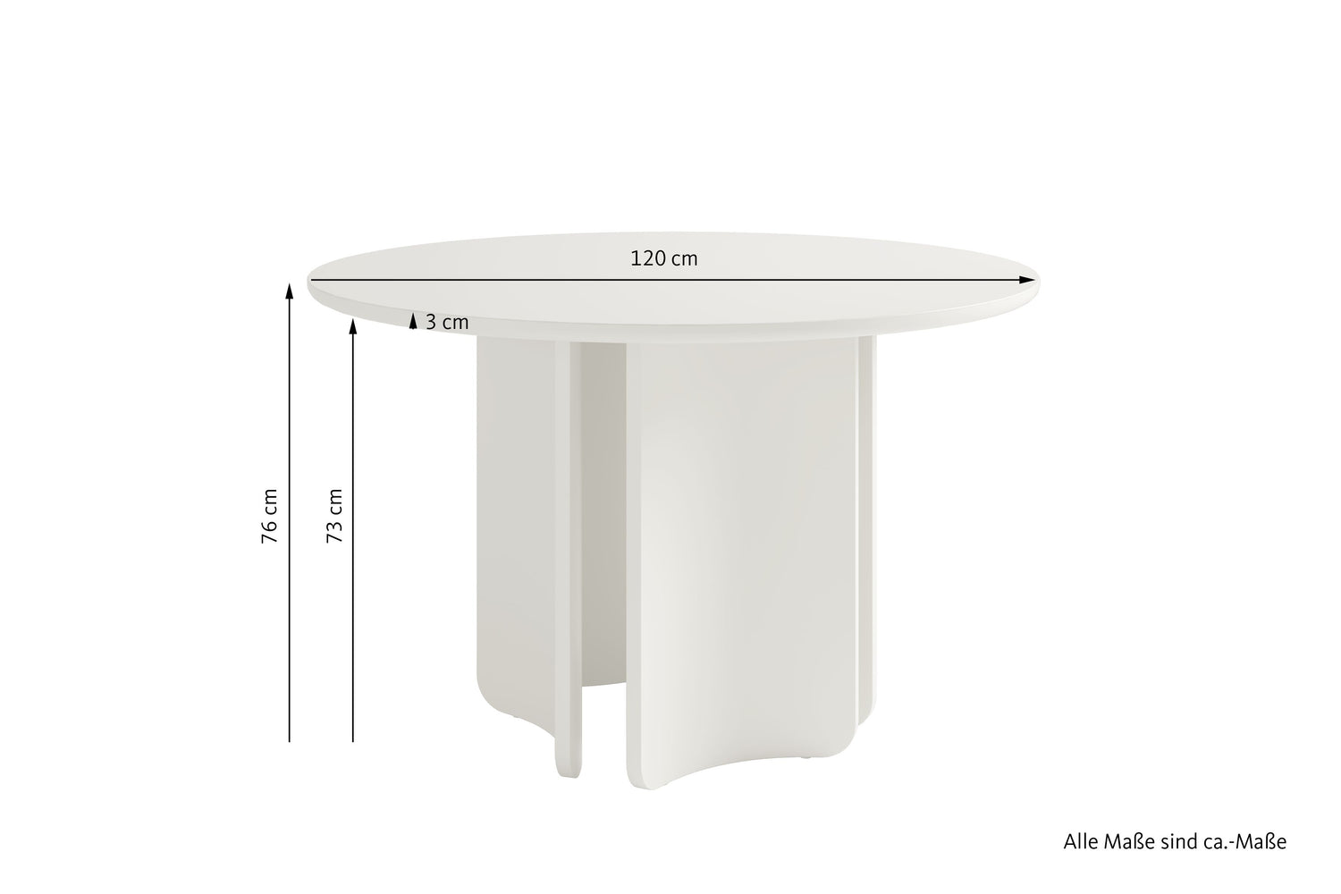 HARSTAD Tisch seidengrau