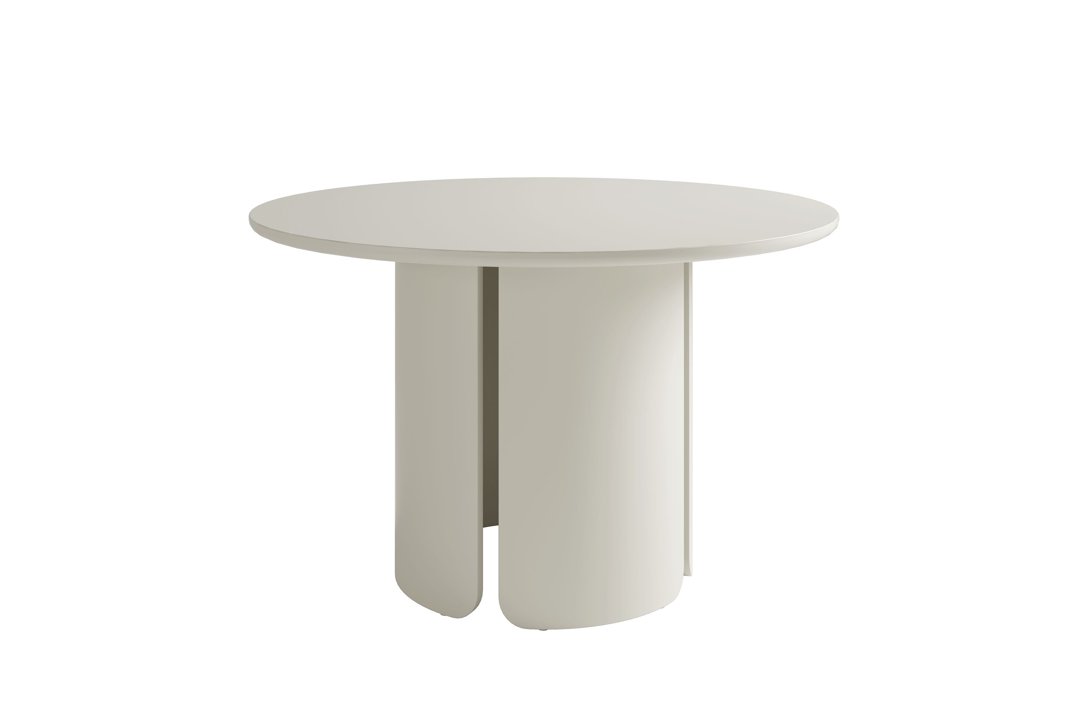 SCHÖNER WOHNEN-Kollektion Esszimmertisch HARSTAD 120, Echtholzfurnier Eichefarbig Bianco, Eichefarbig Tobacco oder seidengrau