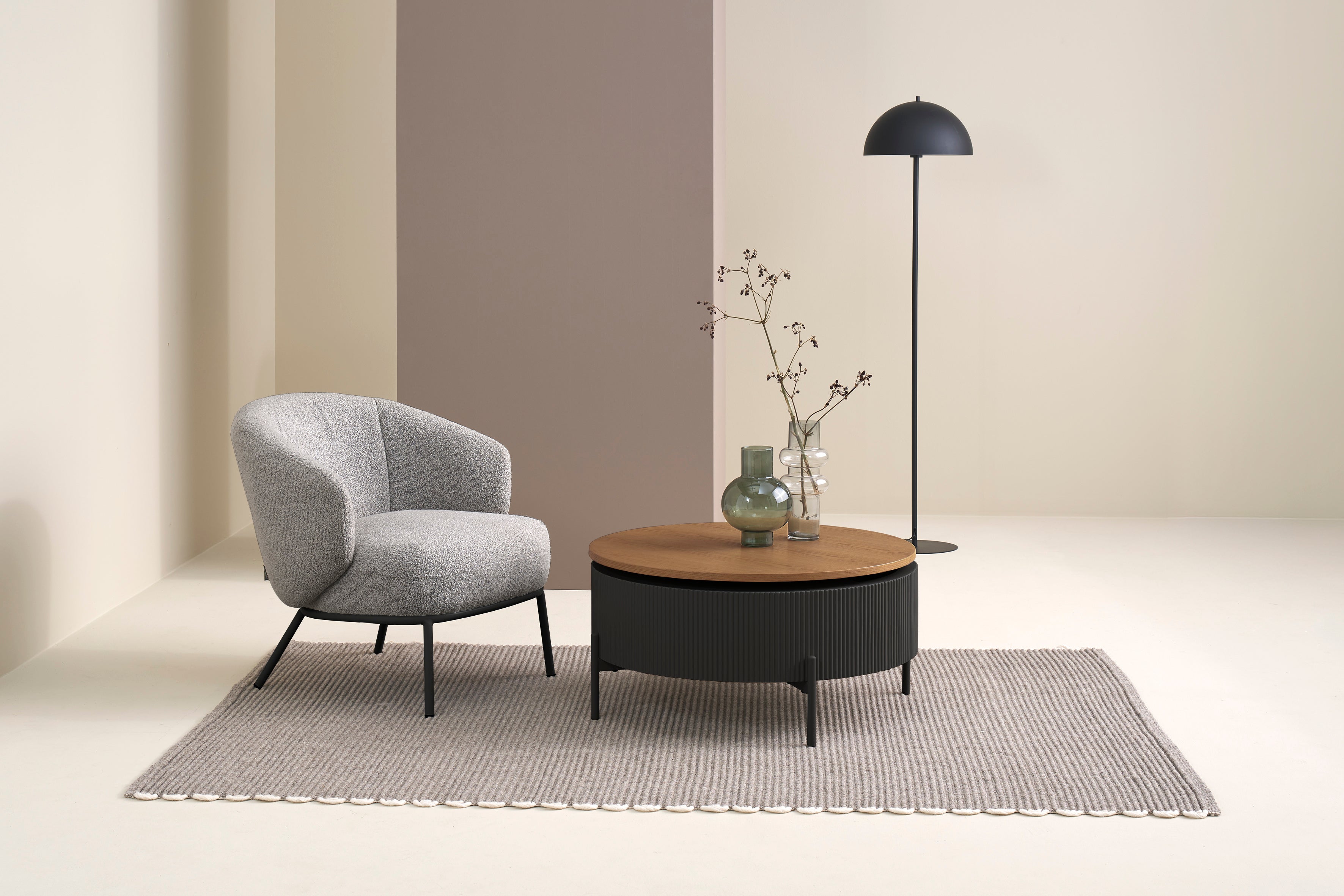 HEROY Couchtisch Eichefarbig Tobacco