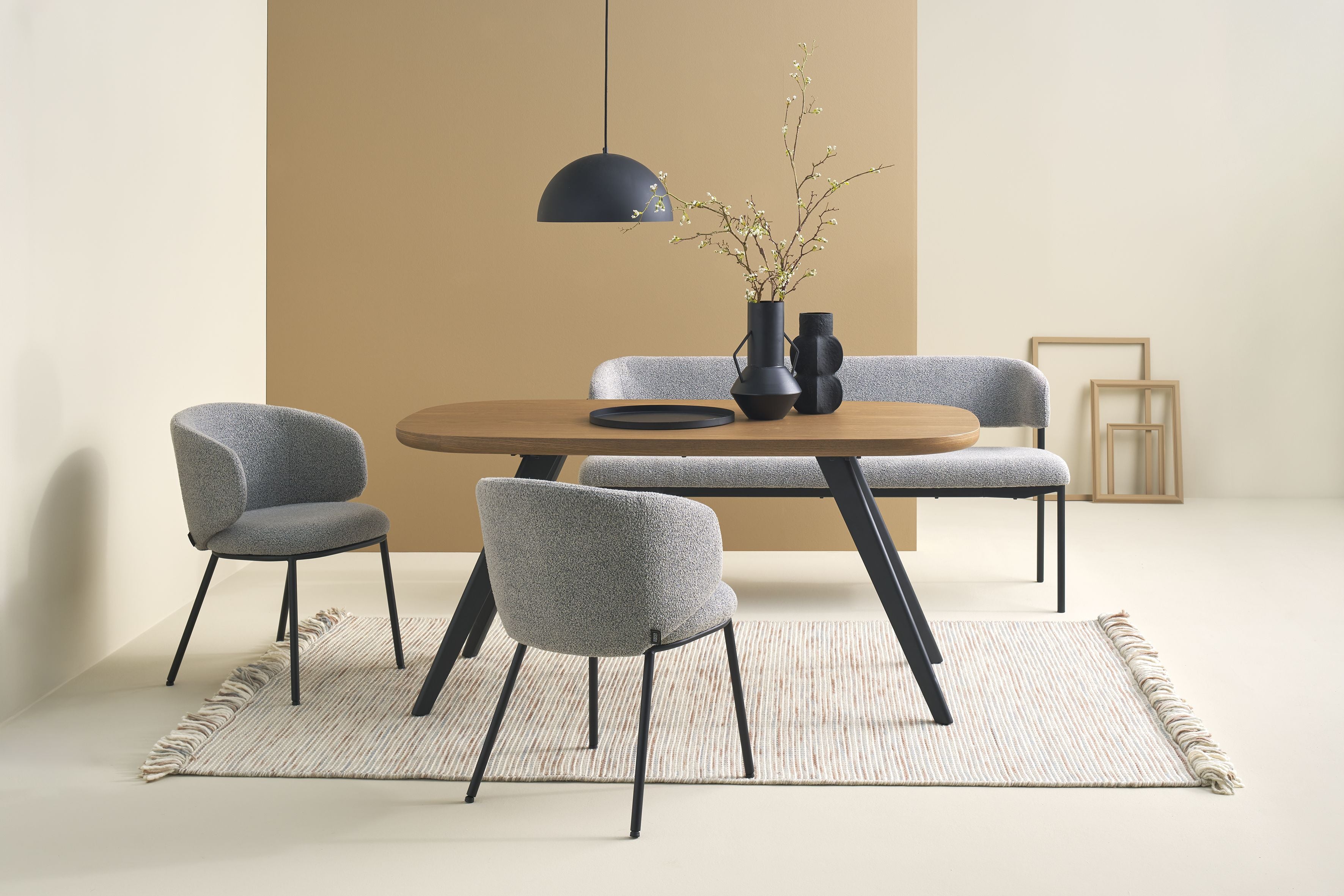 LARVIK Tisch Eichefarbig Tobacco