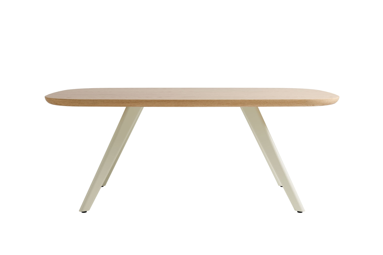 LARVIK Tisch Eichefarbig Bianco