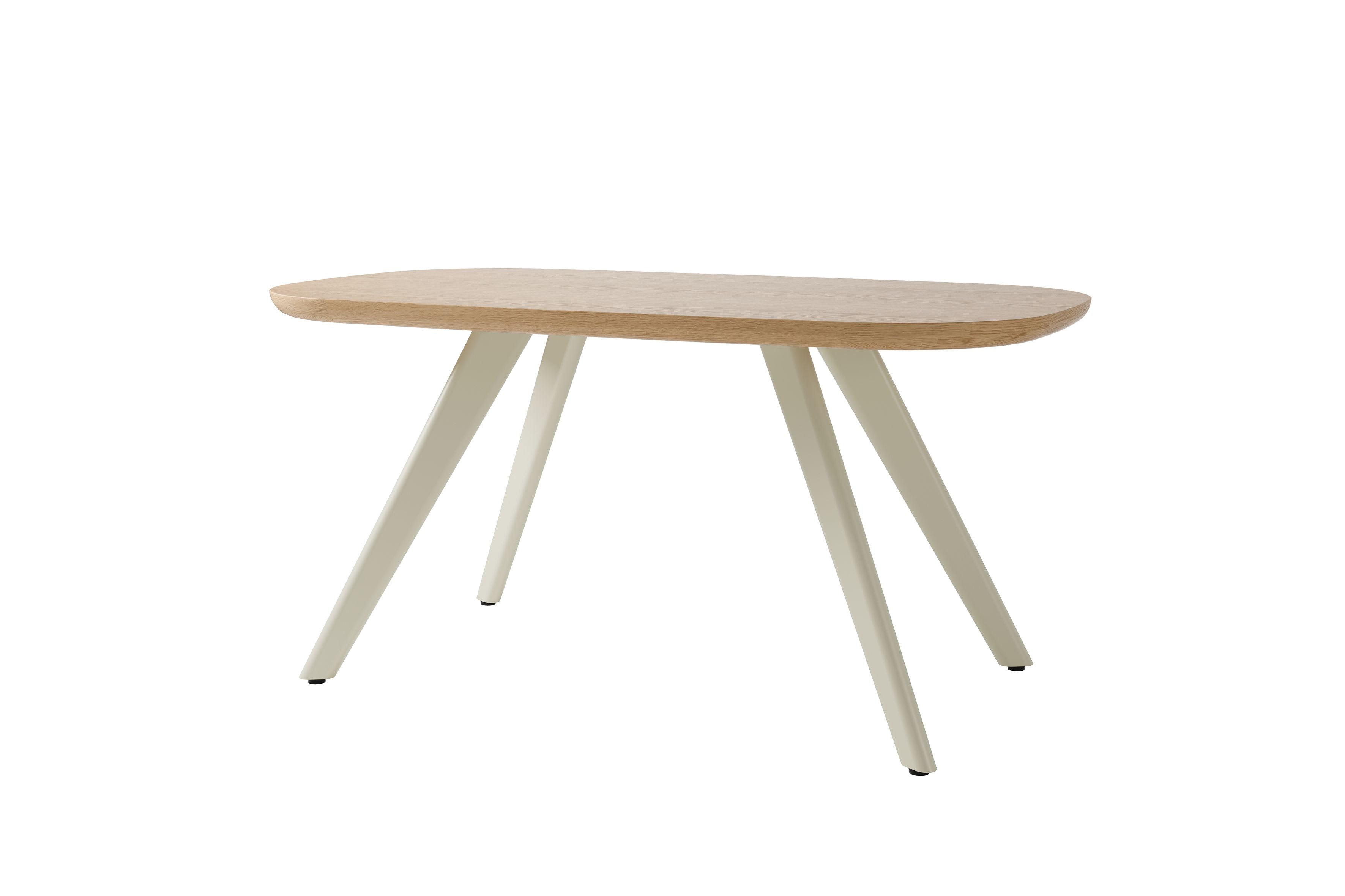 LARVIK Tisch Eichefarbig Bianco