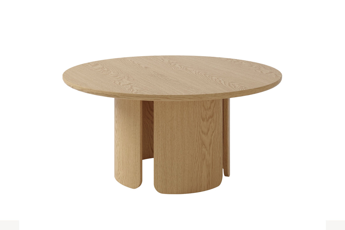 SCHÖNER WOHNEN-Kollektion Couchtisch MOLDE 01, Echtholzfurnier Eichefarbig Bianco, Eichefarbig Tobacco oder seidengrau