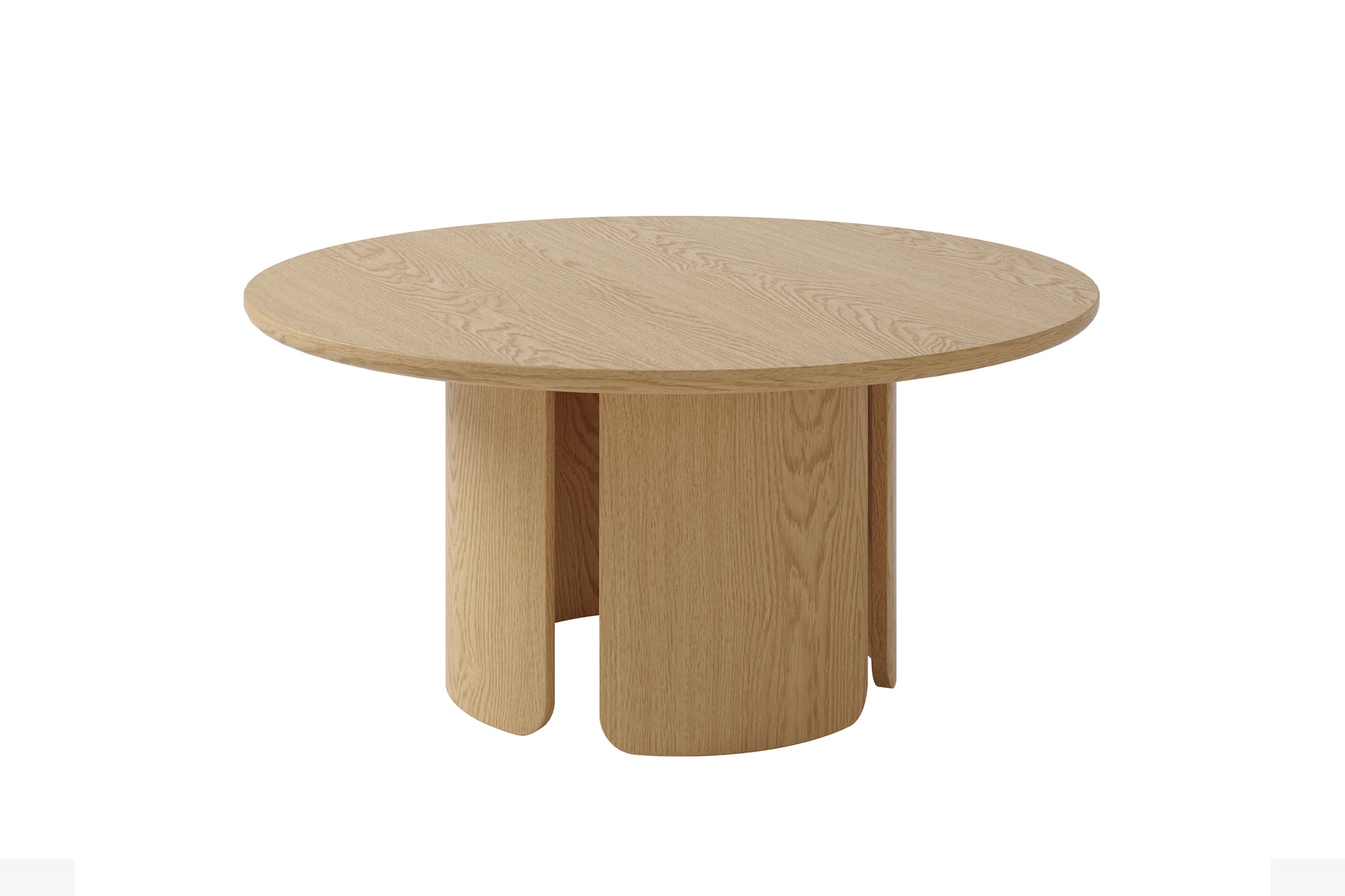 MOLDE Couchtisch Eichefarbig Bianco