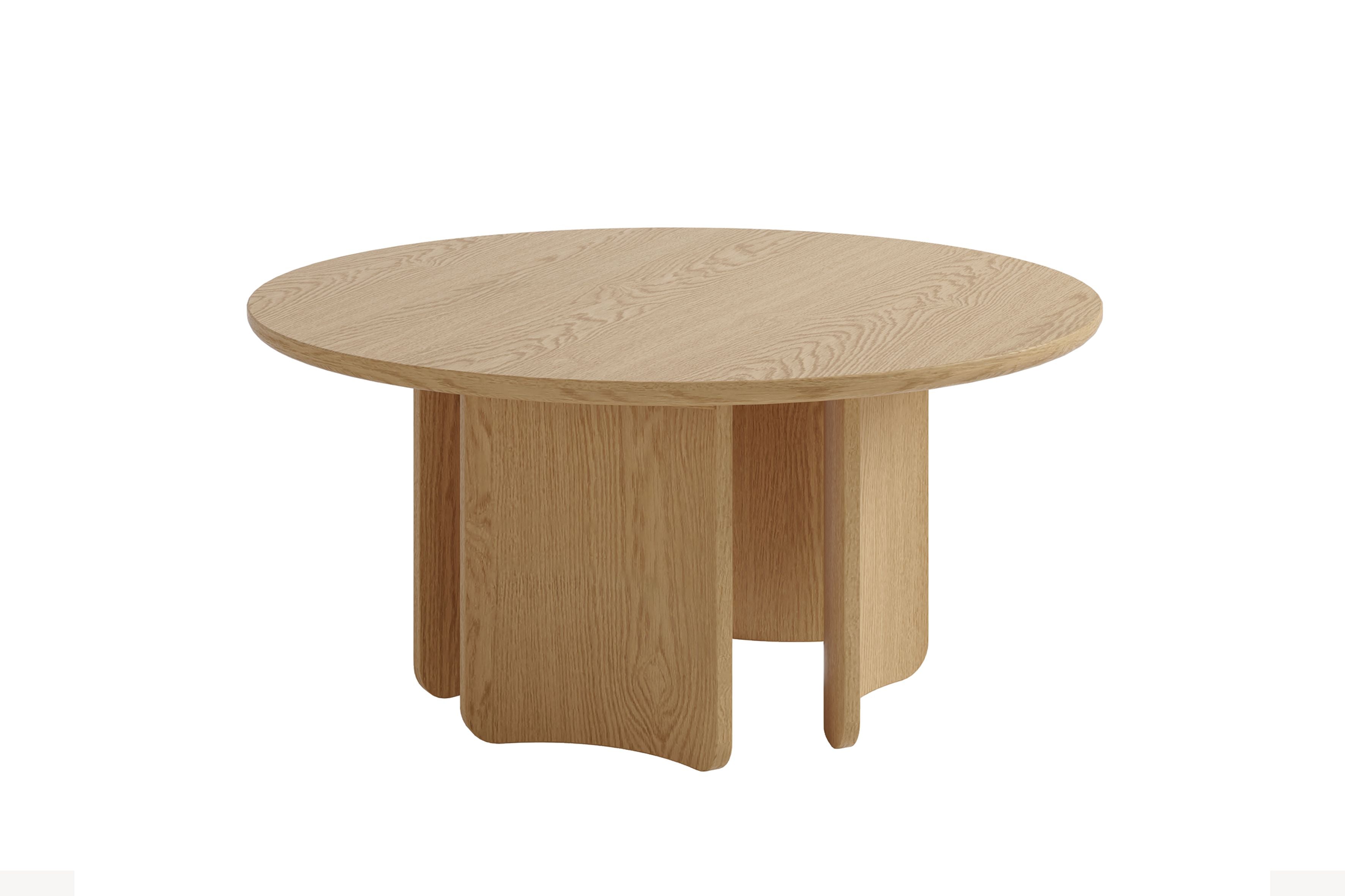 MOLDE Couchtisch Eichefarbig Bianco