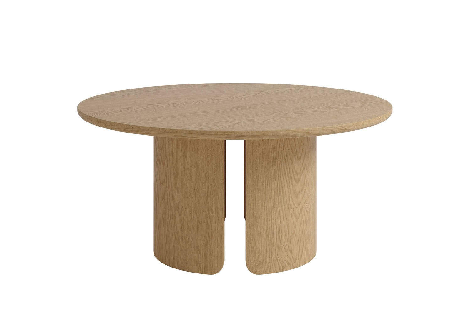 MOLDE Couchtisch Eichefarbig Bianco