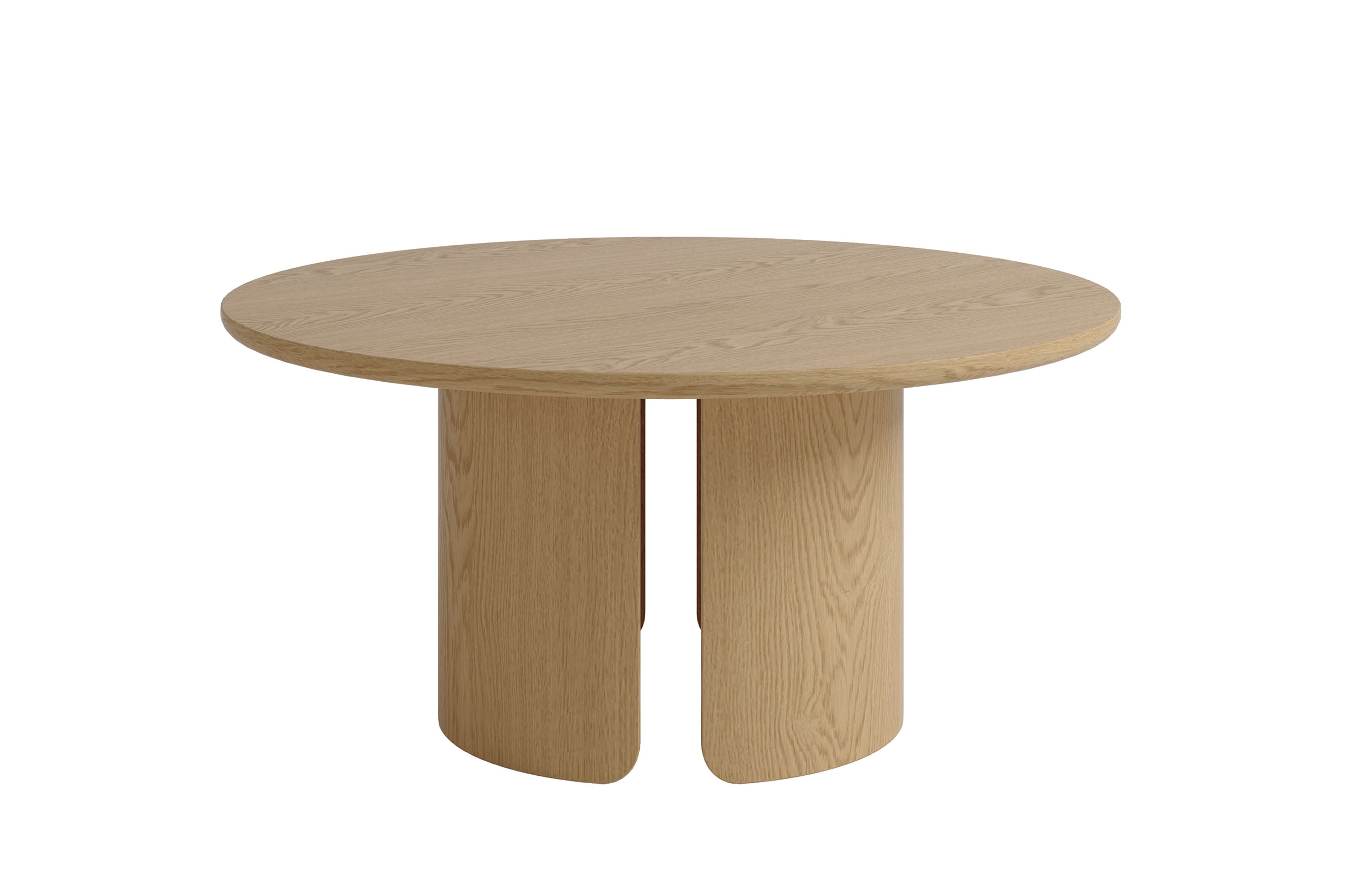 MOLDE Couchtisch Eichefarbig Bianco