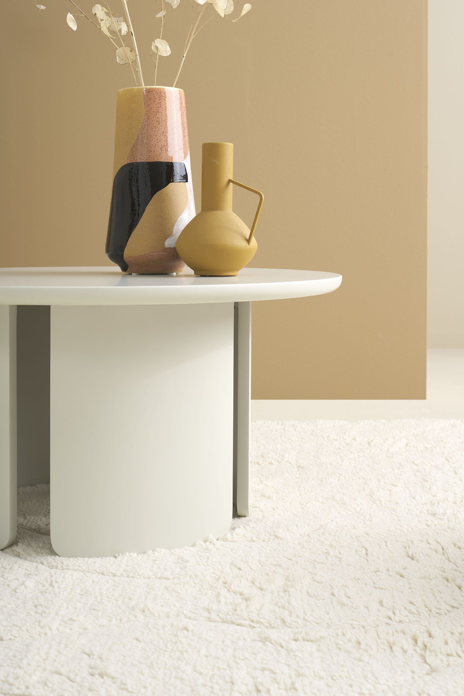 MOLDE Couchtisch seidengrau