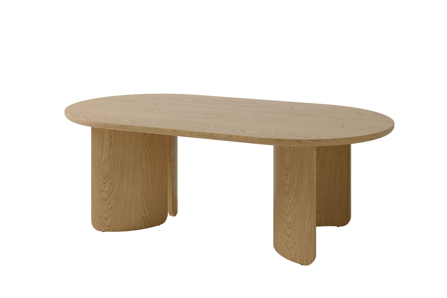 TROMS Couchtisch Eichefarbig Bianco