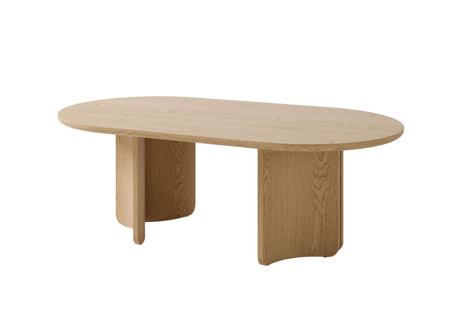 TROMS Couchtisch Eichefarbig Bianco