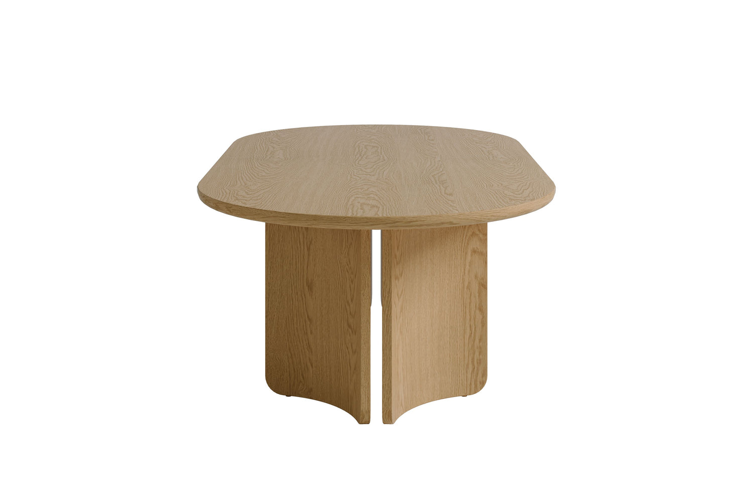 TROMS Couchtisch Eichefarbig Bianco