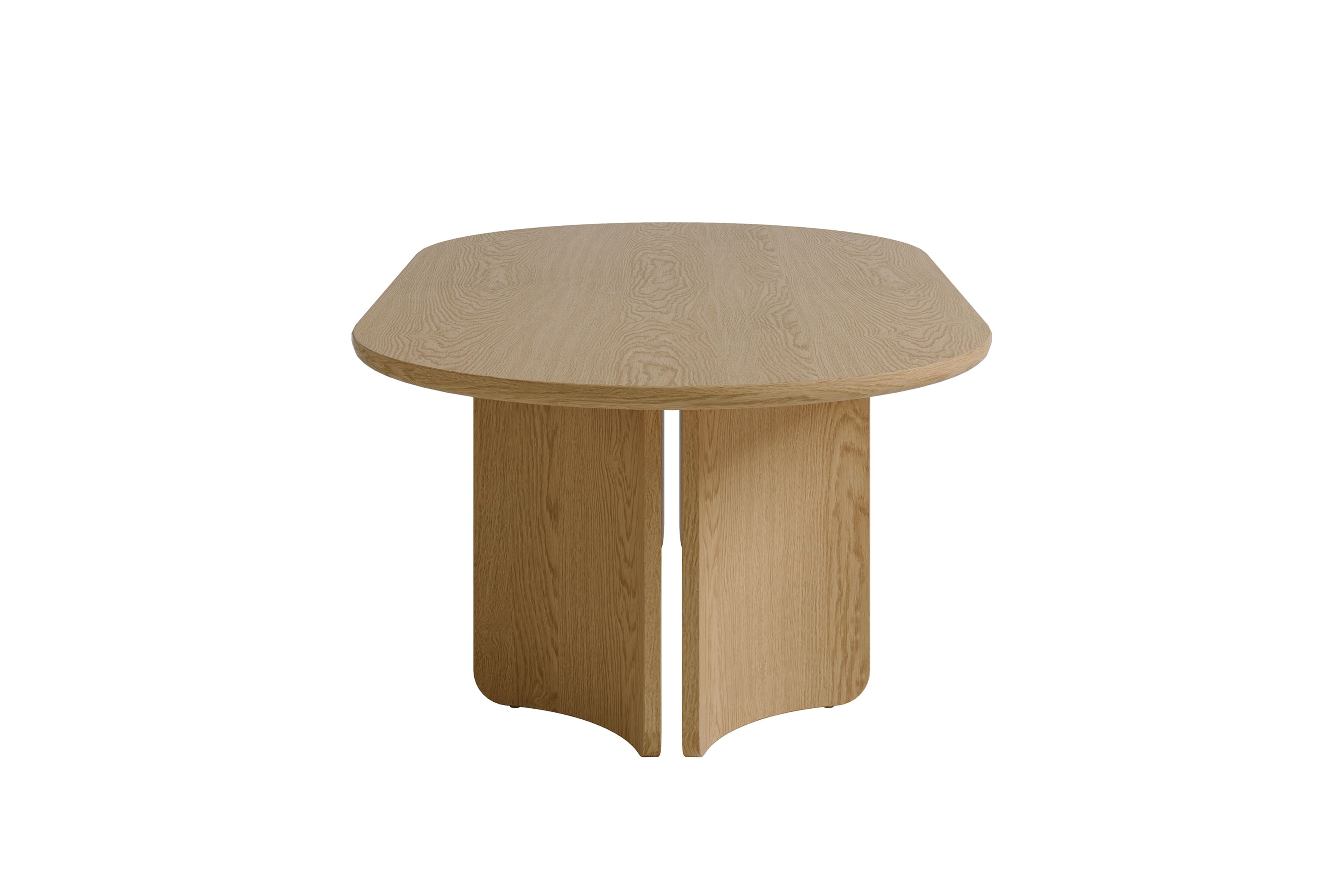 TROMS Couchtisch Eichefarbig Bianco