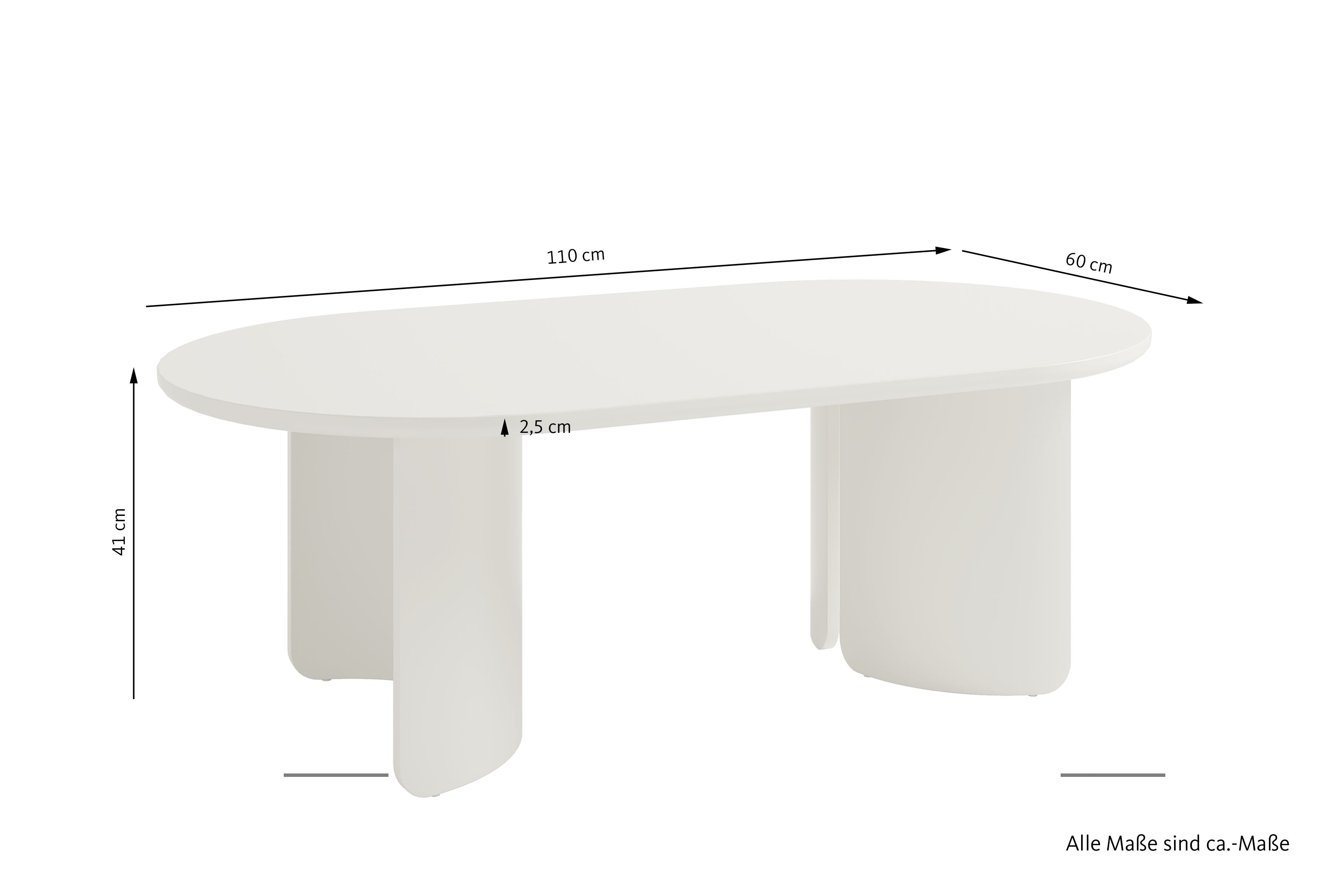 TROMS Couchtisch seidengrau
