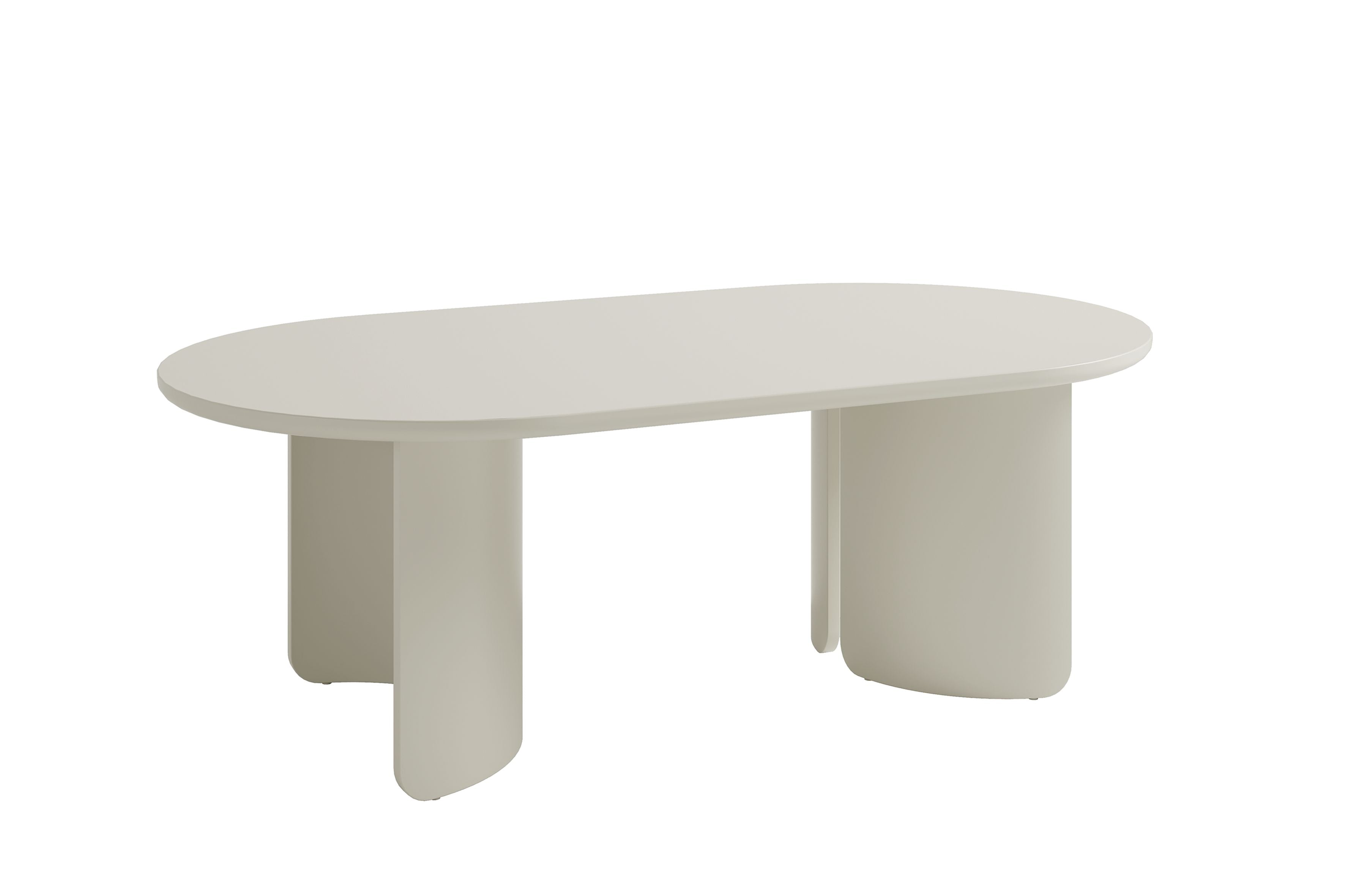 SCHÖNER WOHNEN-Kollektion Couchtisch TROMS 01, Echtholzfurnier Eichefarbig Bianco, Echtholzfurnier Eichefarbig Tobacco, seidengrau