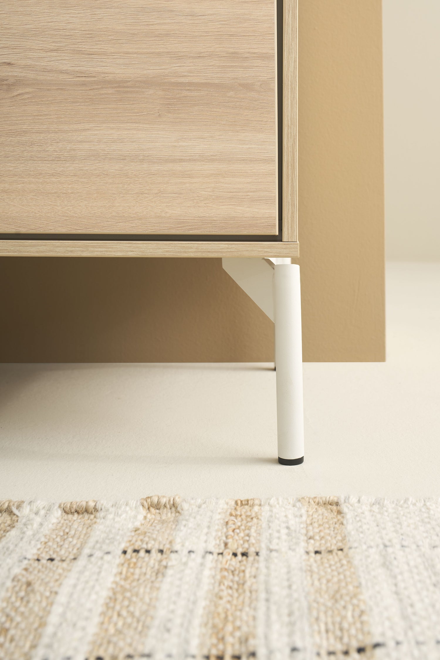 LABOE Sideboard Eichefarbig Bianco hell